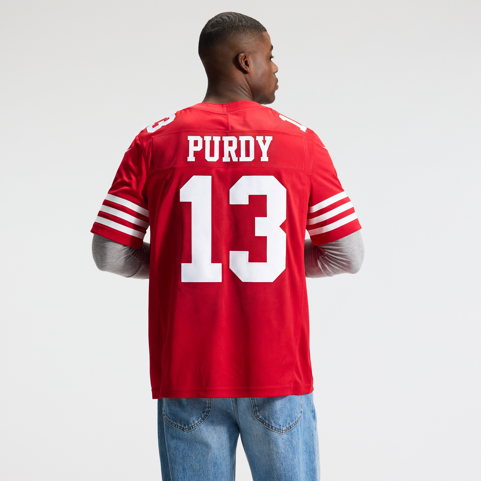 Brock Purdy San Francisco 49ers Team Vapor F.U.S.E. Stitched Limited Jersey - Scarlet - Image 4