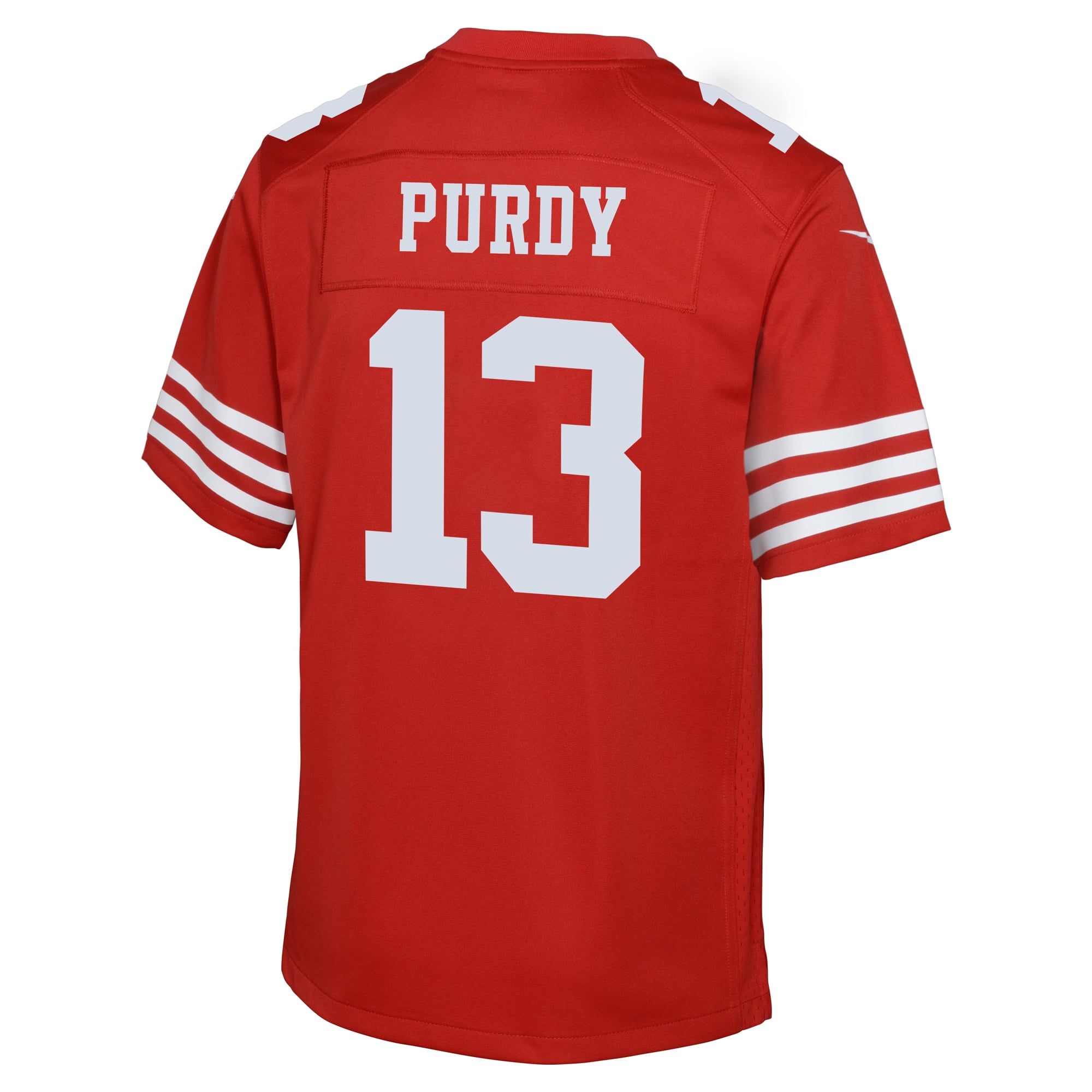 Brock Purdy San Francisco 49ers Youth 80th Anniversary Game Jersey - Scarlet - Image 4