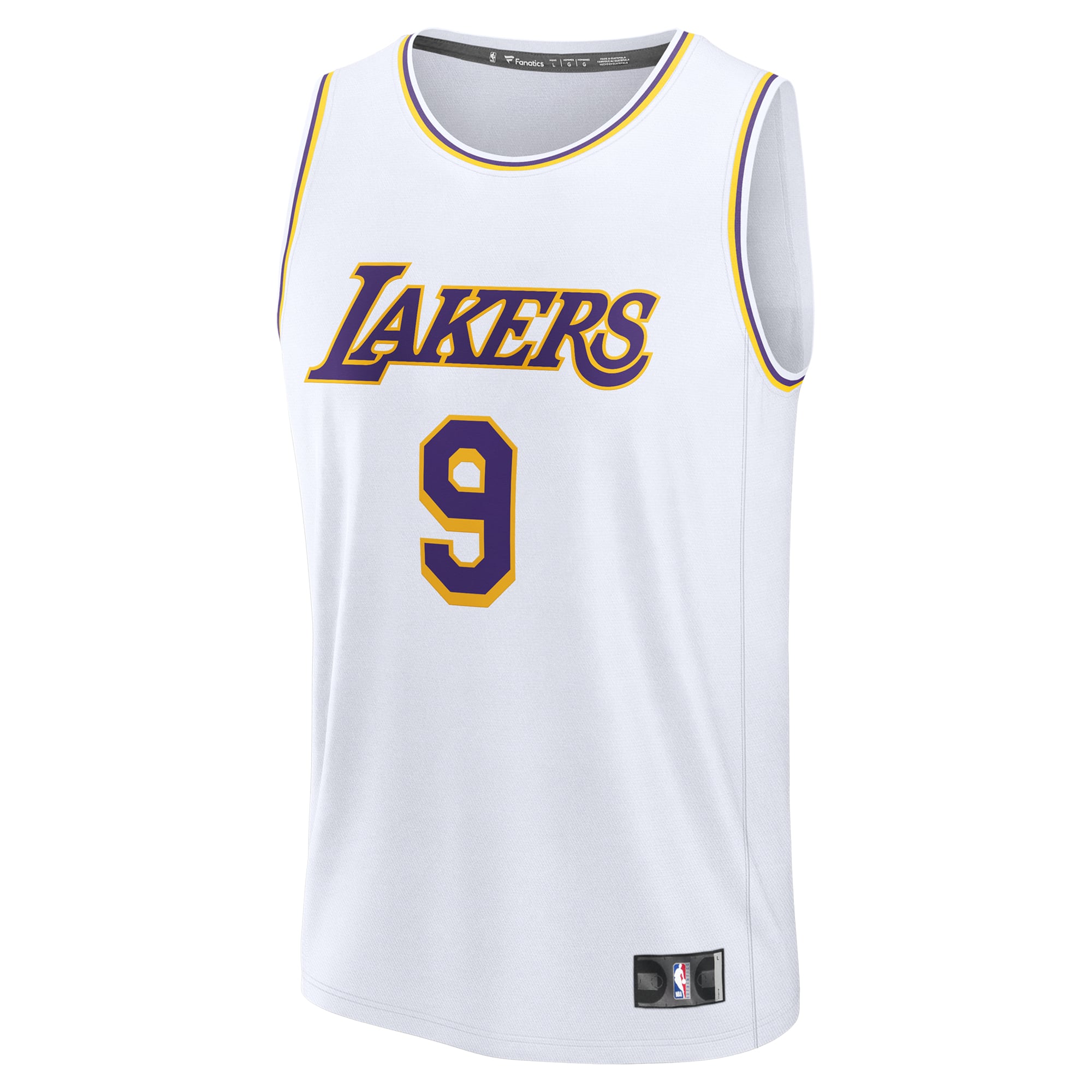 Bronny James Los Angeles Lakers Fast Break Player Jersey - Association Edition - White - Image 3