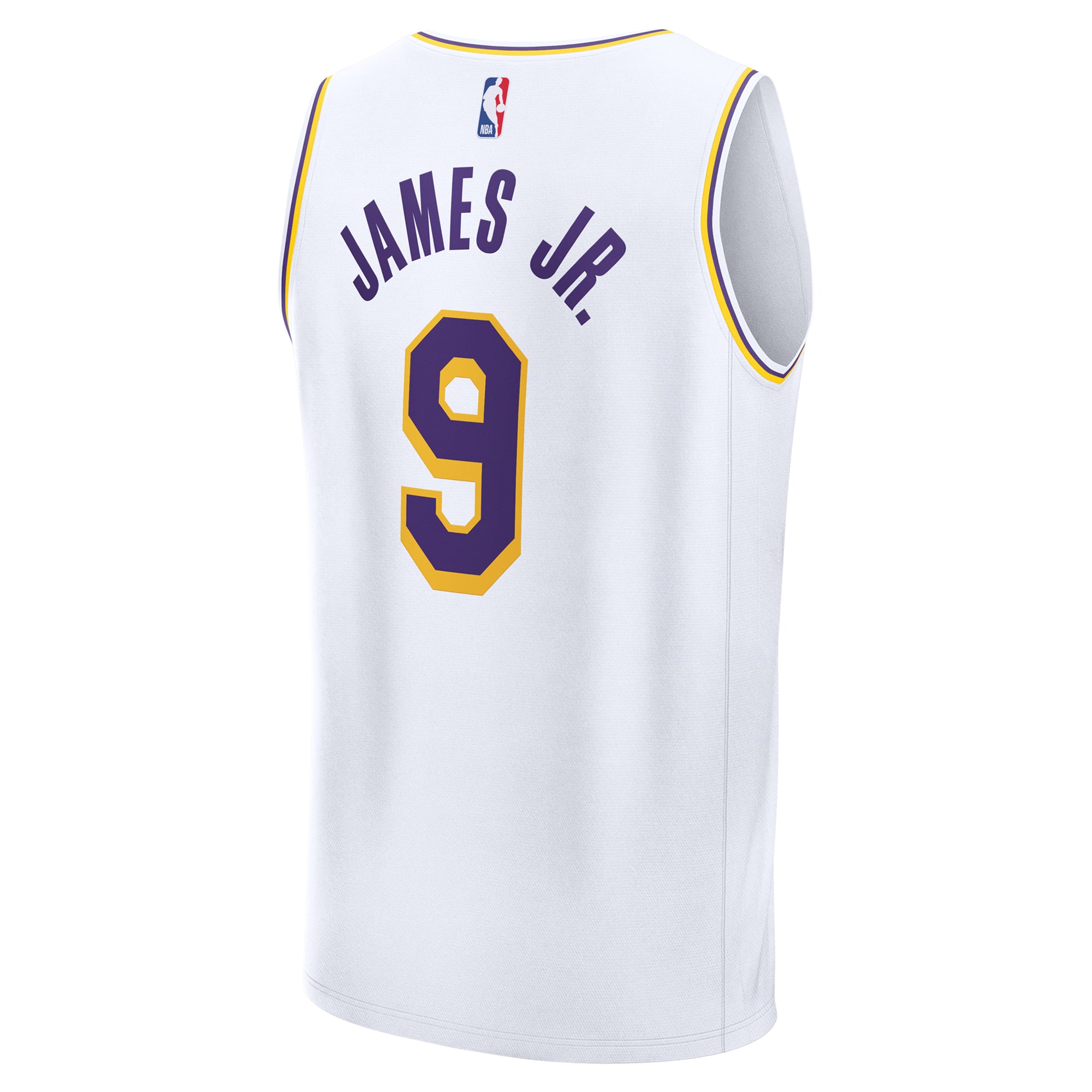 Bronny James Los Angeles Lakers Fast Break Player Jersey - Association Edition - White - Image 4