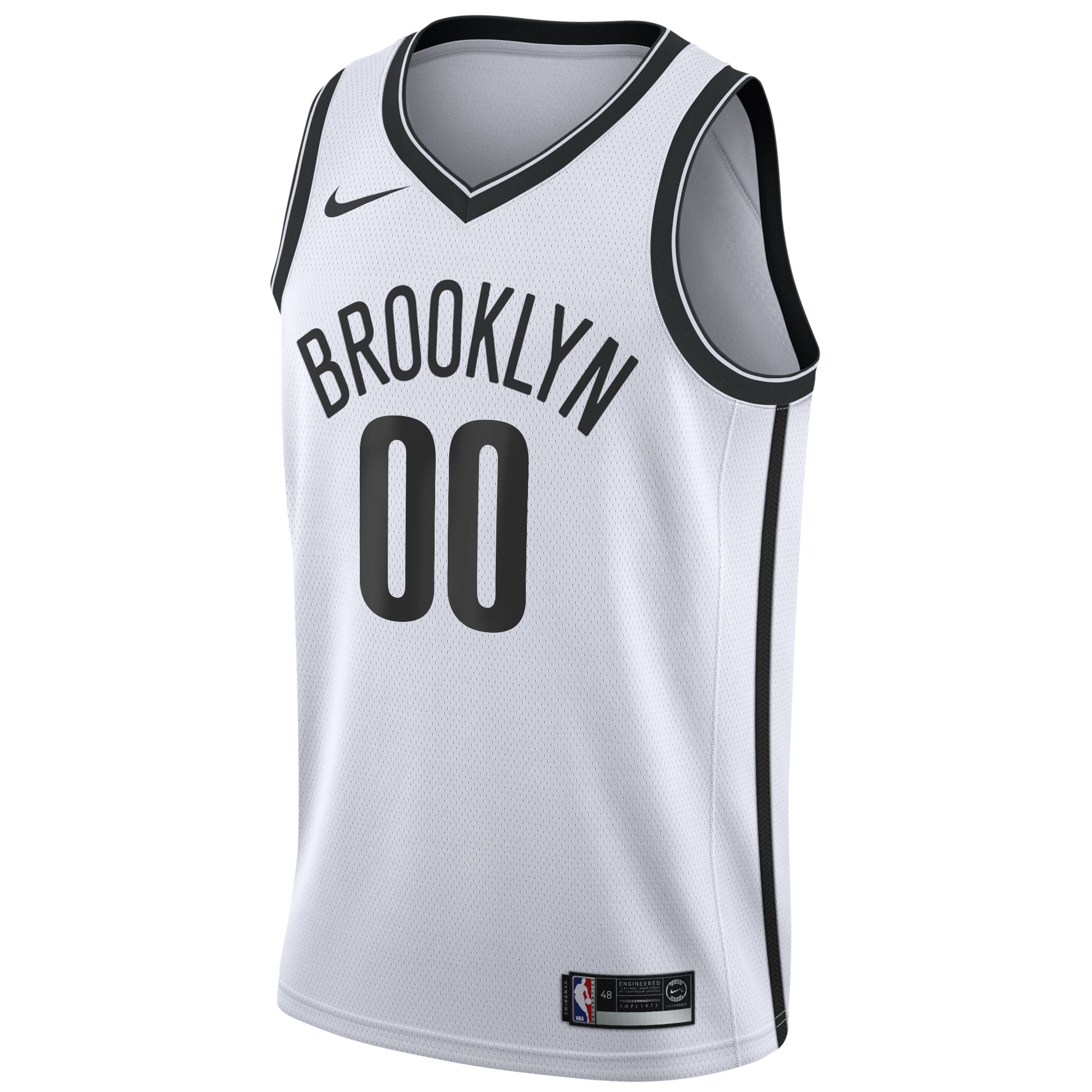 Brooklyn Nets 2020/21 Swingman Custom Jersey - Association Edition - White - Image 3