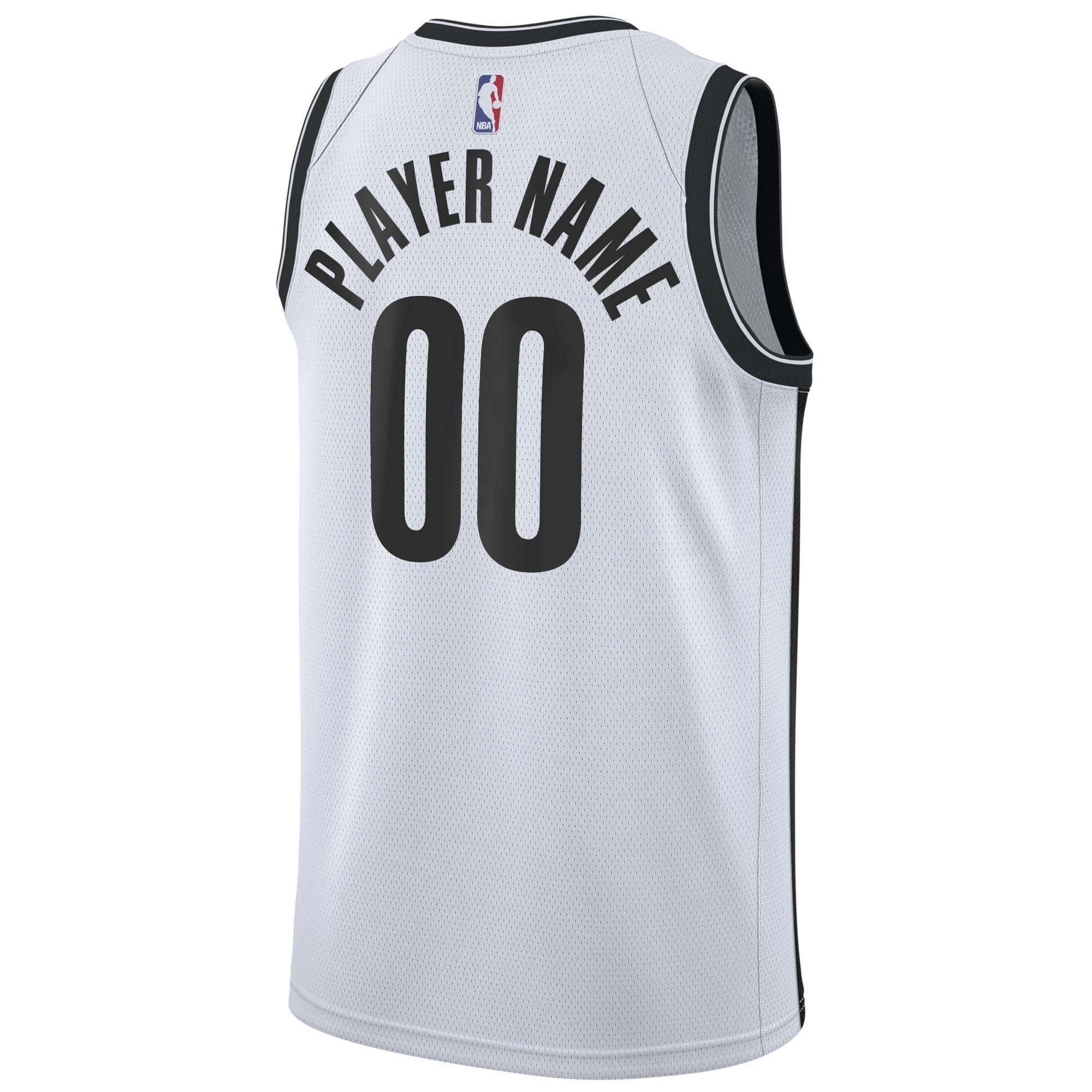 Brooklyn Nets 2020/21 Swingman Custom Jersey - Association Edition - White - Image 4
