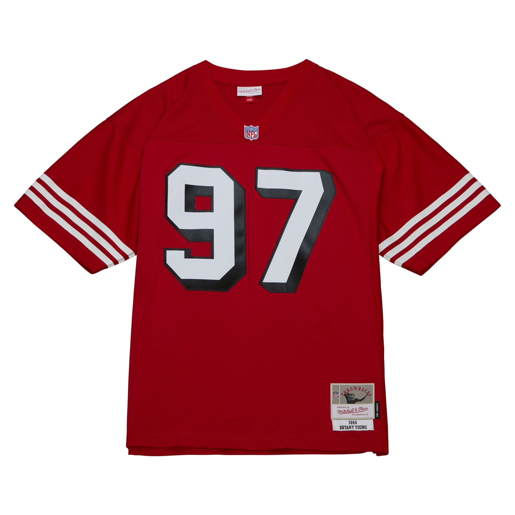 Bryant Young San Francisco 49ers Legacy Jersey - Scarlet - Image 3