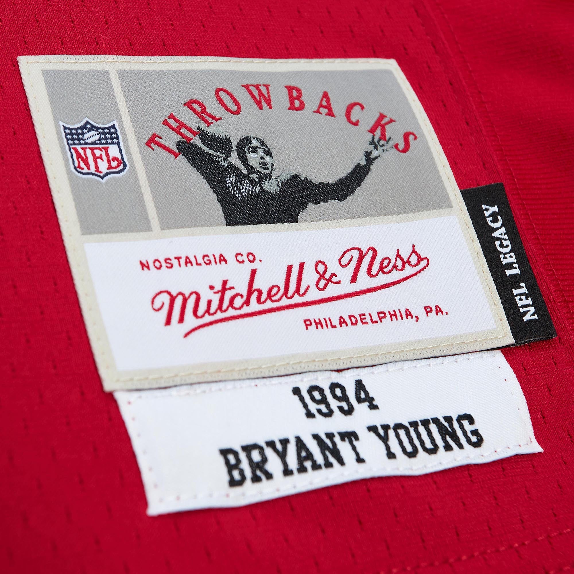 Bryant Young San Francisco 49ers Legacy Jersey - Scarlet - Image 6