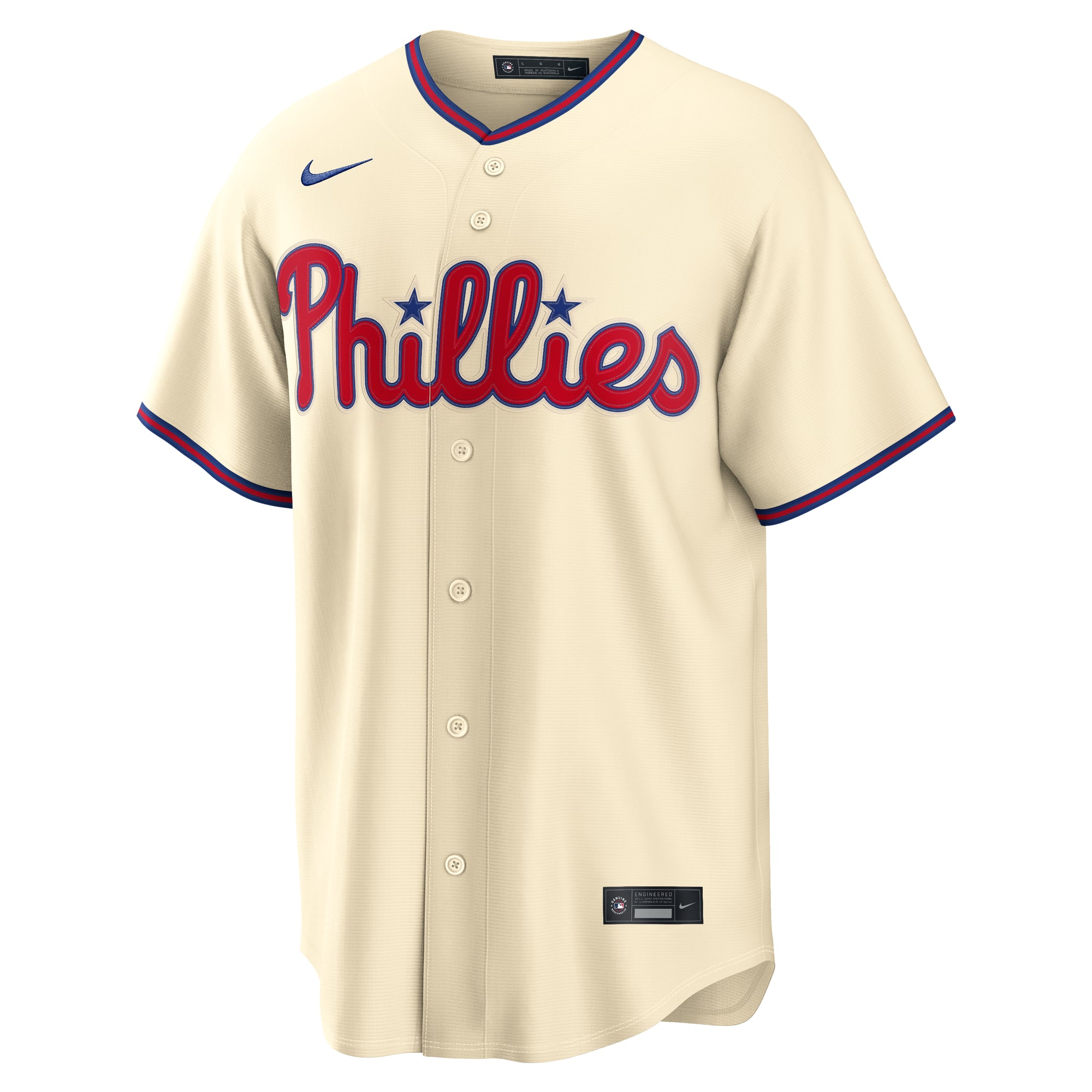 Bryce Harper Philadelphia Phillies Alternate Jersey - Cream - Image 3