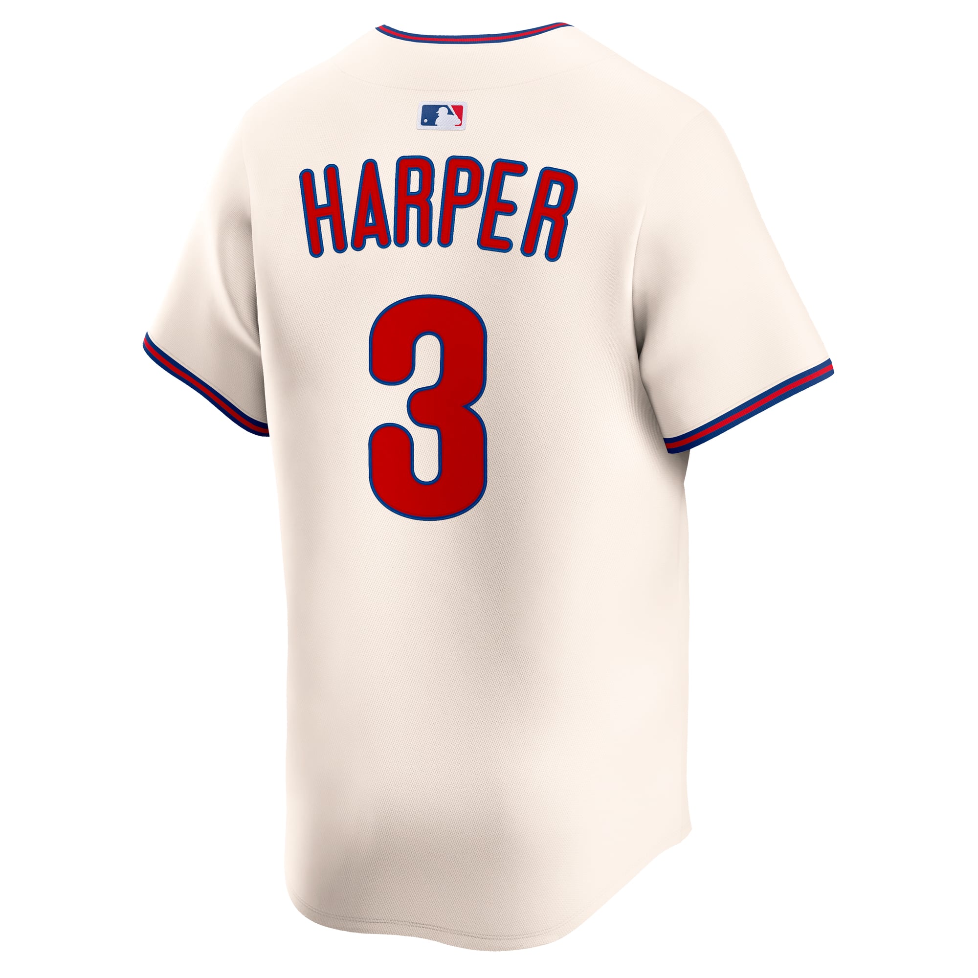 Bryce Harper Philadelphia Phillies Alternate Limited Jersey - Cream - Image 4