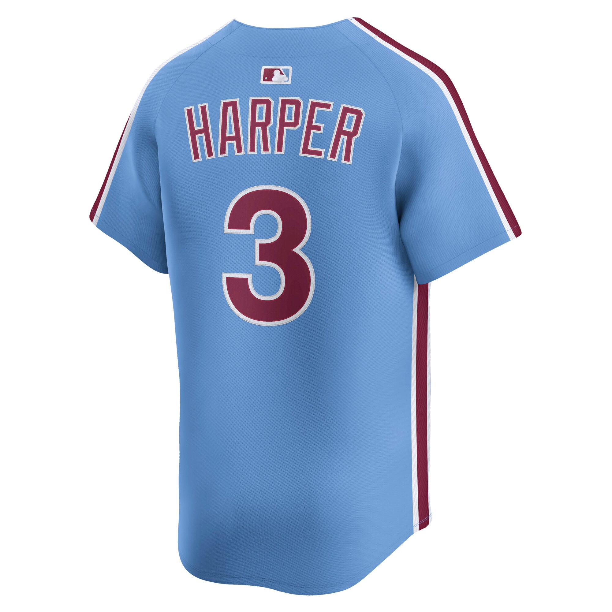Bryce Harper Philadelphia Phillies Alternate Limited Player Jersey - Light Blue - Image 4