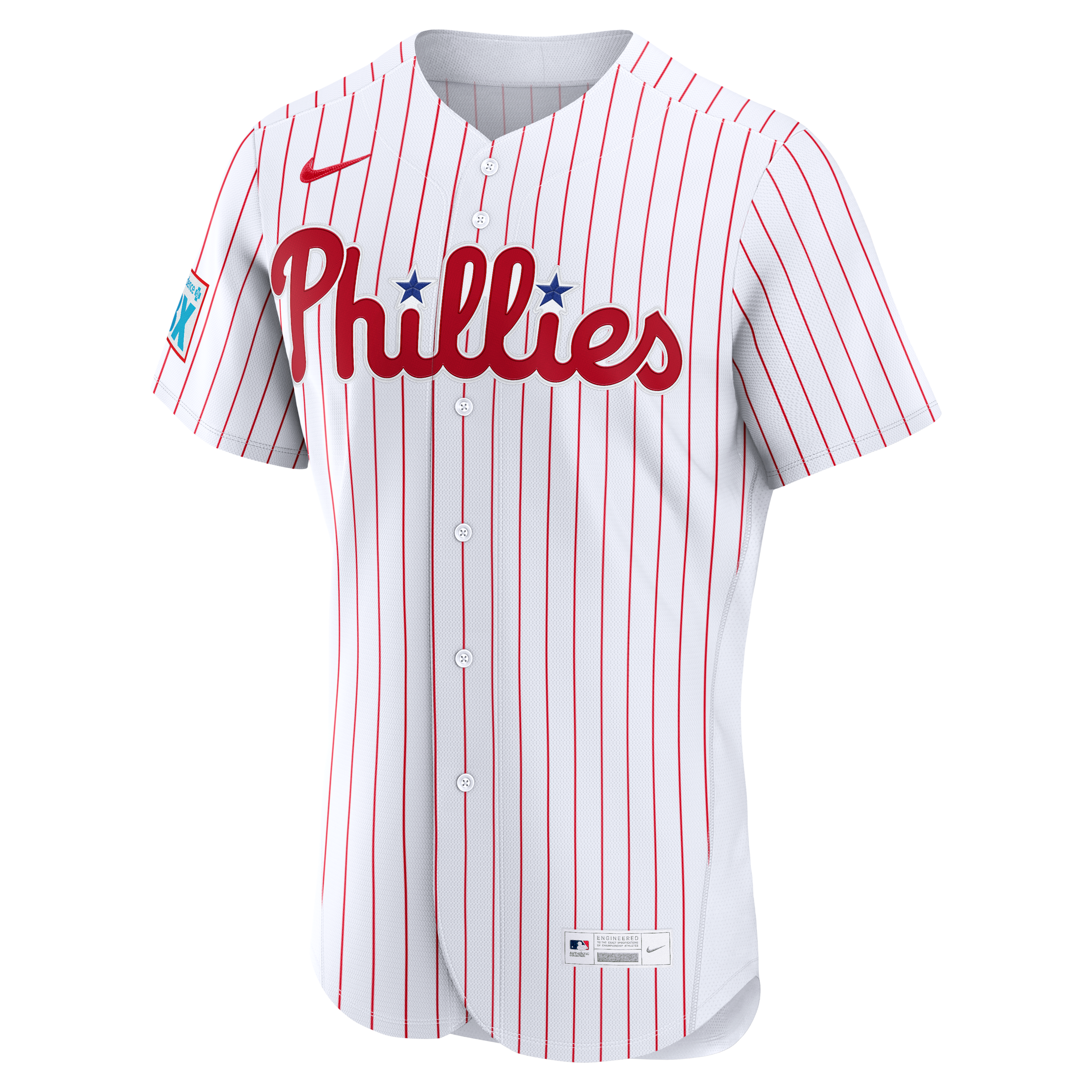 Bryce Harper Philadelphia Phillies Alternate Sponsor Patch Jersey - White - Image 3