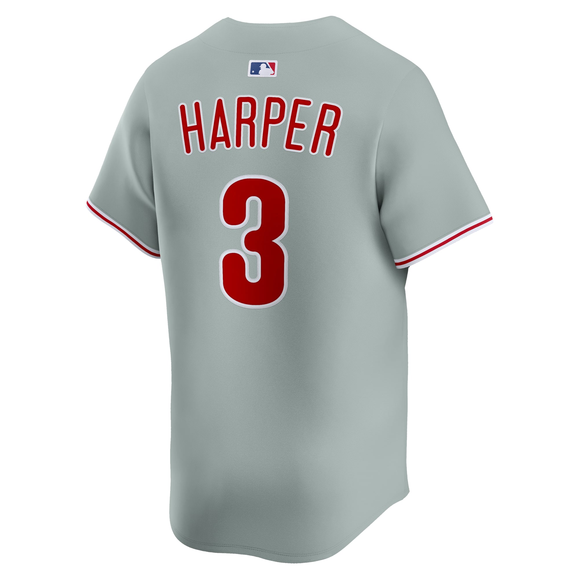 Bryce Harper Philadelphia Phillies Road Limited Player Jersey - Gray - Image 4