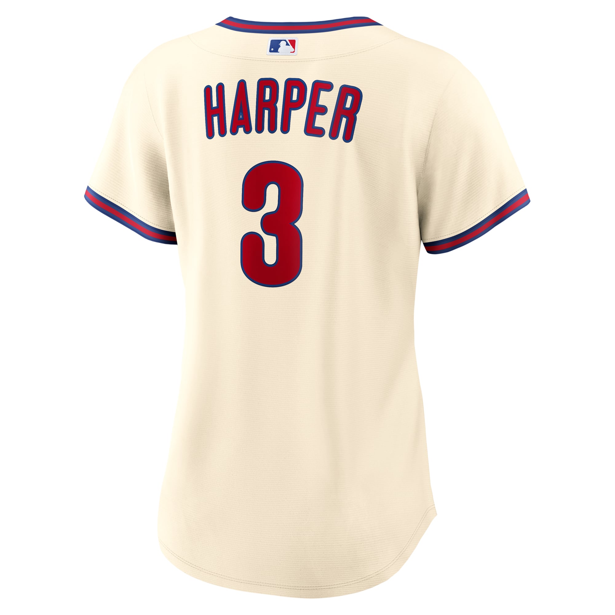 Bryce Harper Philadelphia Phillies Women's Home Jersey - Cream - Image 4