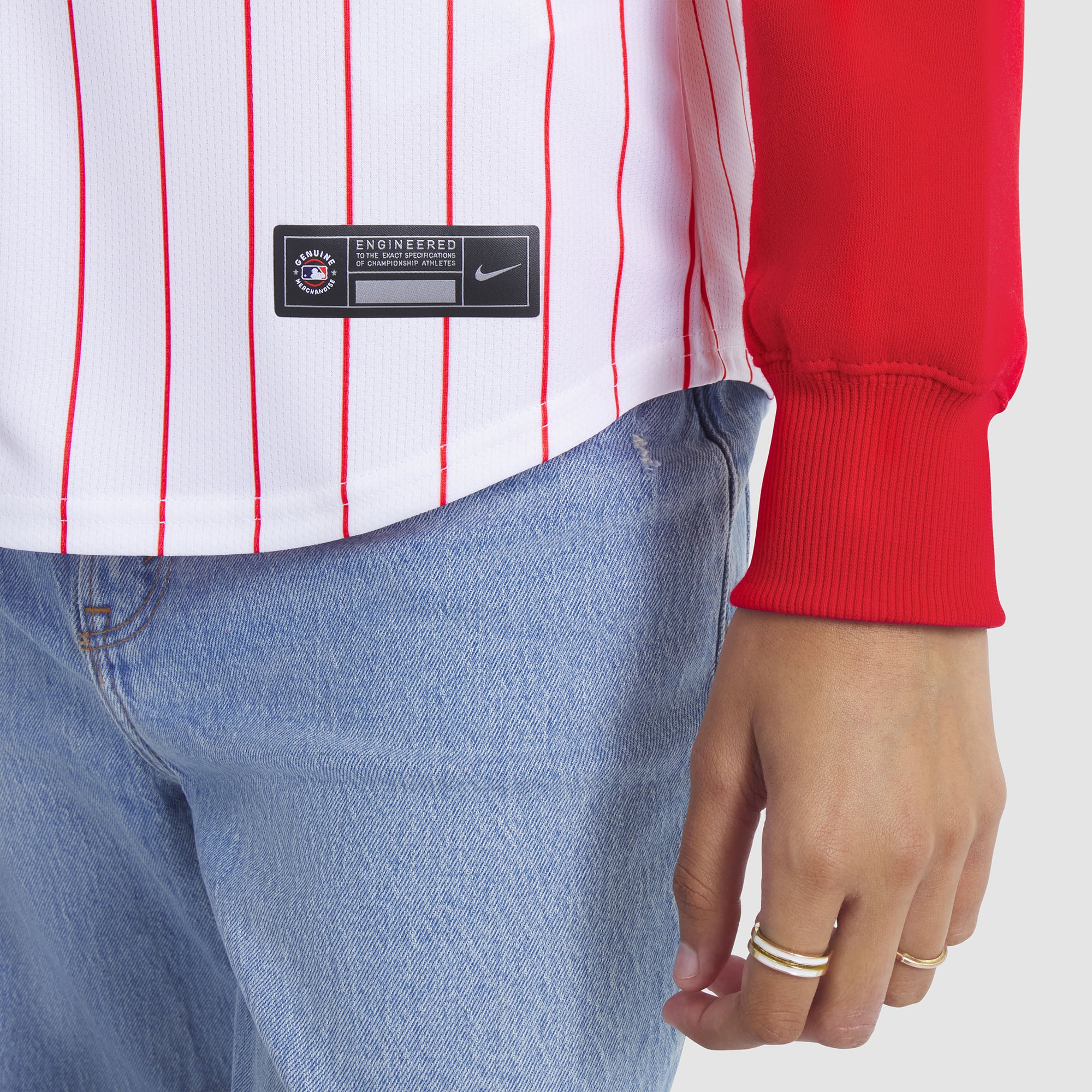 Bryce Harper Philadelphia Phillies Women's Home Limited Player Jersey - White - Image 11