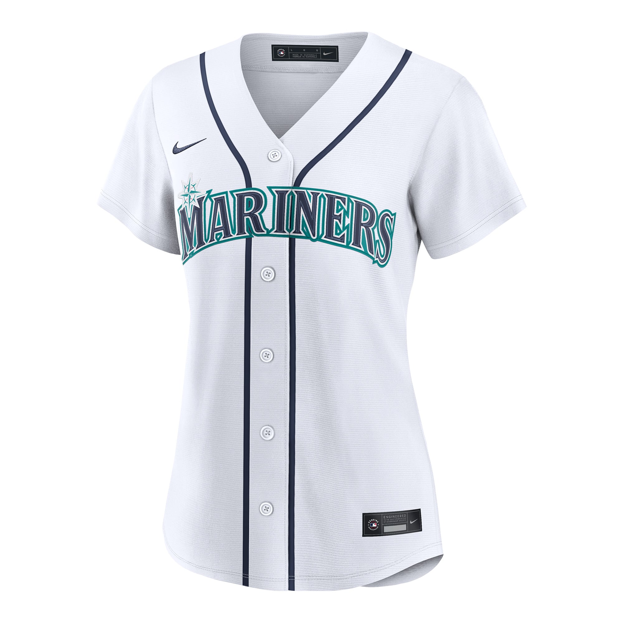 Bryce Miller Seattle Mariners Women's Home Jersey - White - Image 3