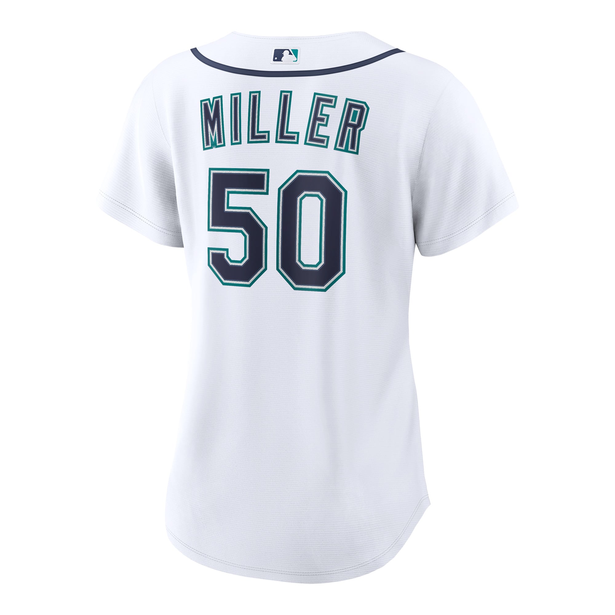 Bryce Miller Seattle Mariners Women's Home Jersey - White - Image 4