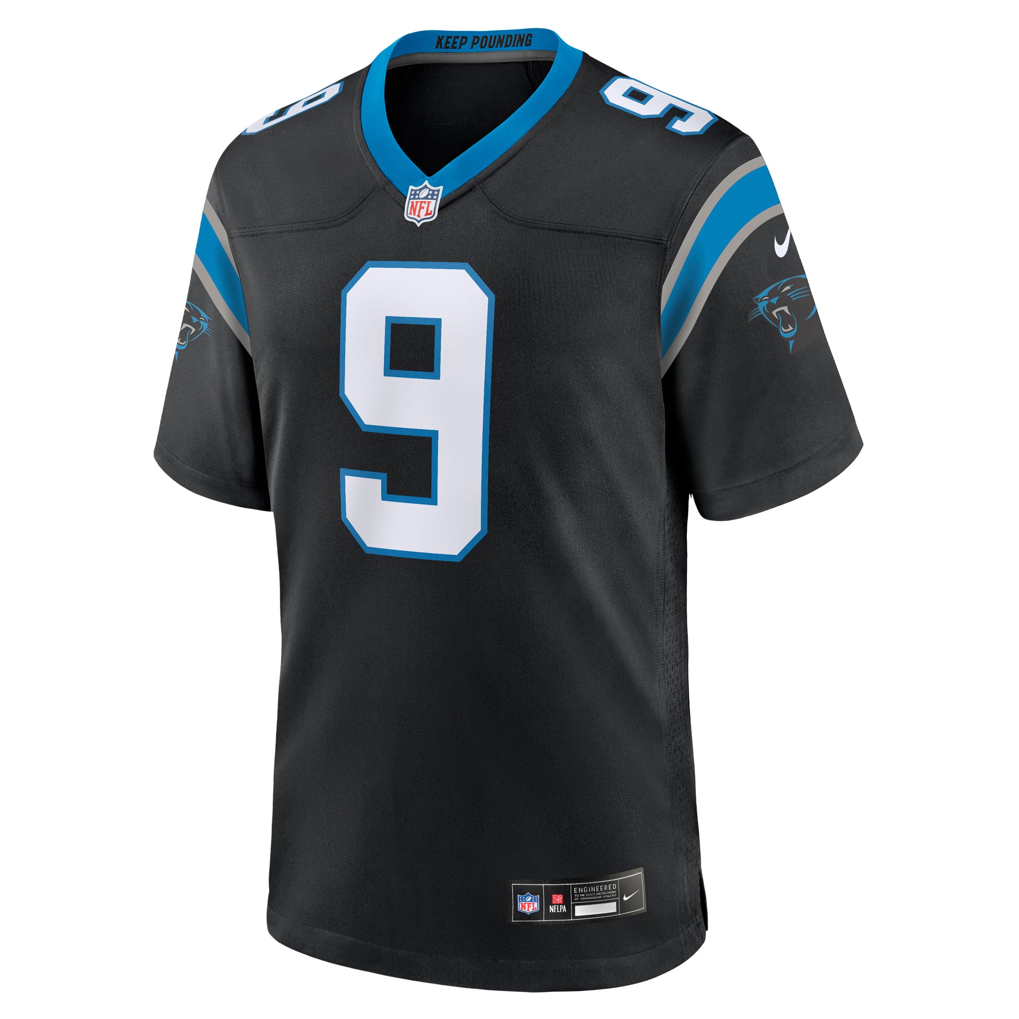 Bryce Young Carolina Panthers Team Game Jersey - Black - Image 3