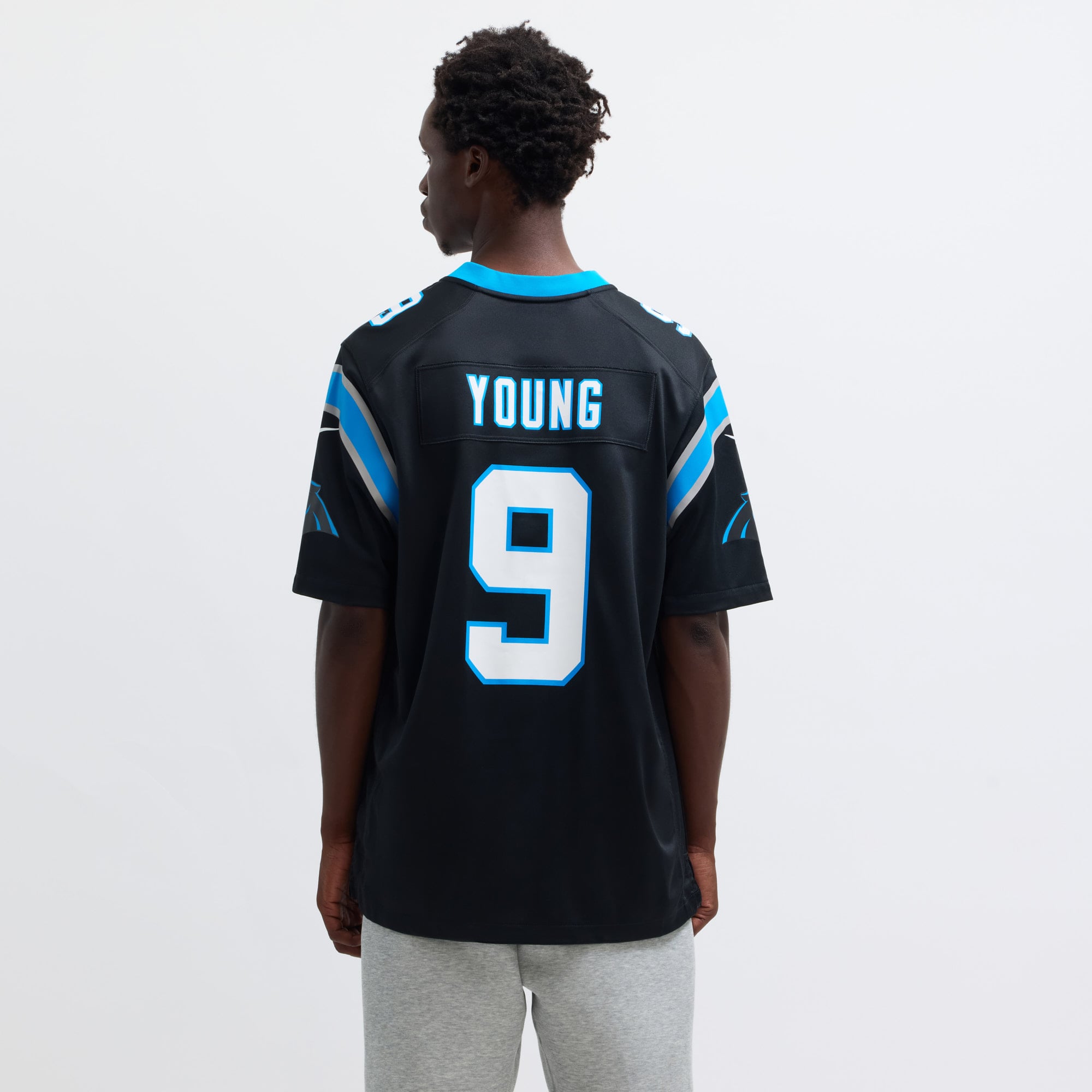 Bryce Young Carolina Panthers Team Game Jersey - Black - Image 6