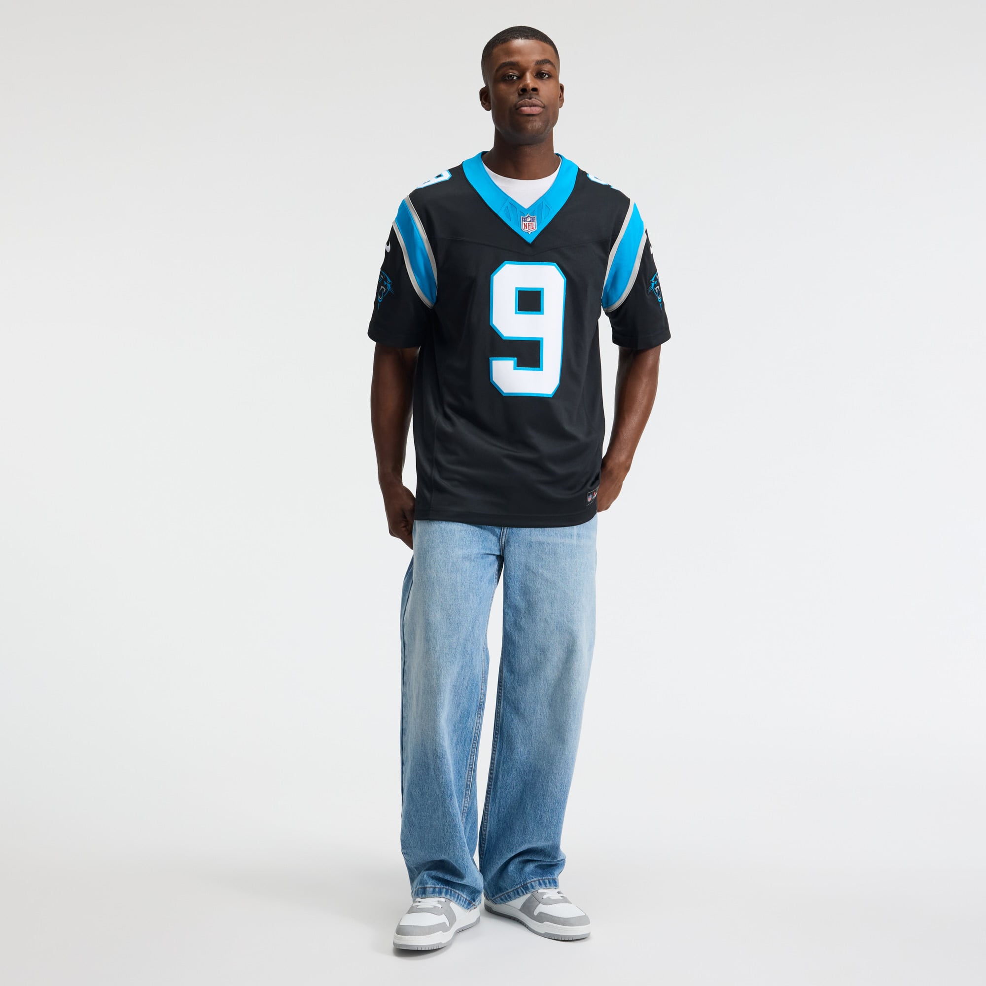 Bryce Young Carolina Panthers Team Vapor F.U.S.E. Stitched Limited Jersey - Black - Image 5