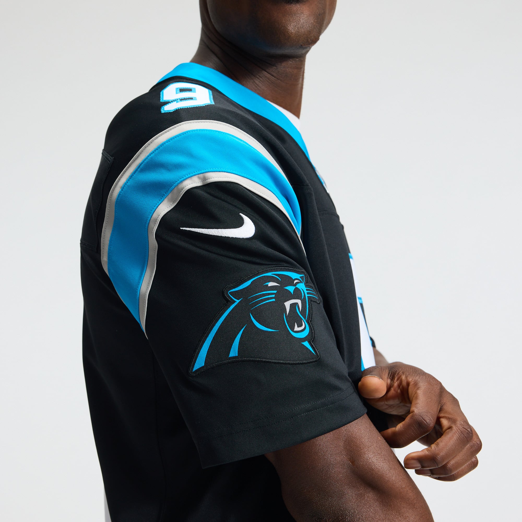 Bryce Young Carolina Panthers Team Vapor F.U.S.E. Stitched Limited Jersey - Black - Image 10