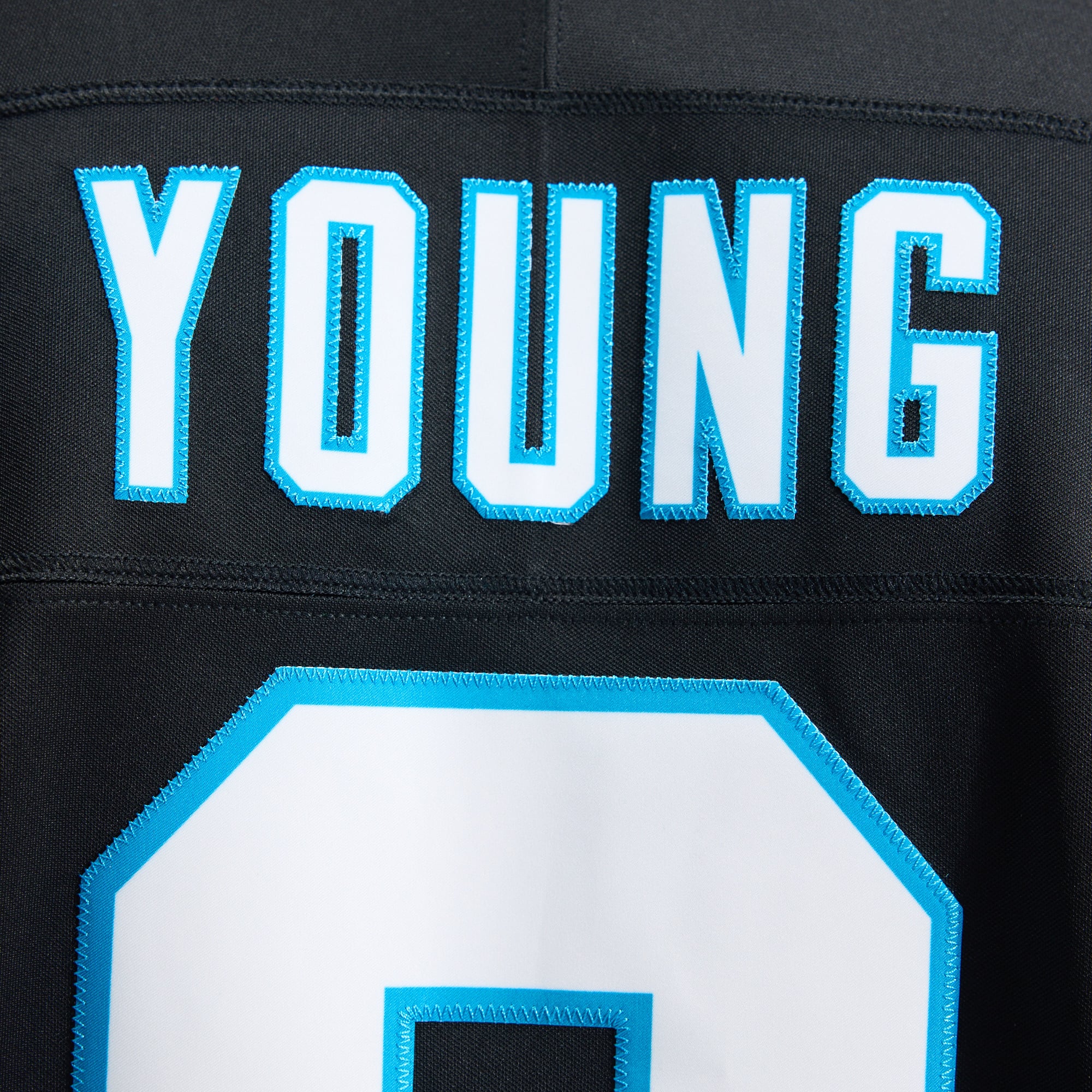 Bryce Young Carolina Panthers Team Vapor F.U.S.E. Stitched Limited Jersey - Black - Image 12