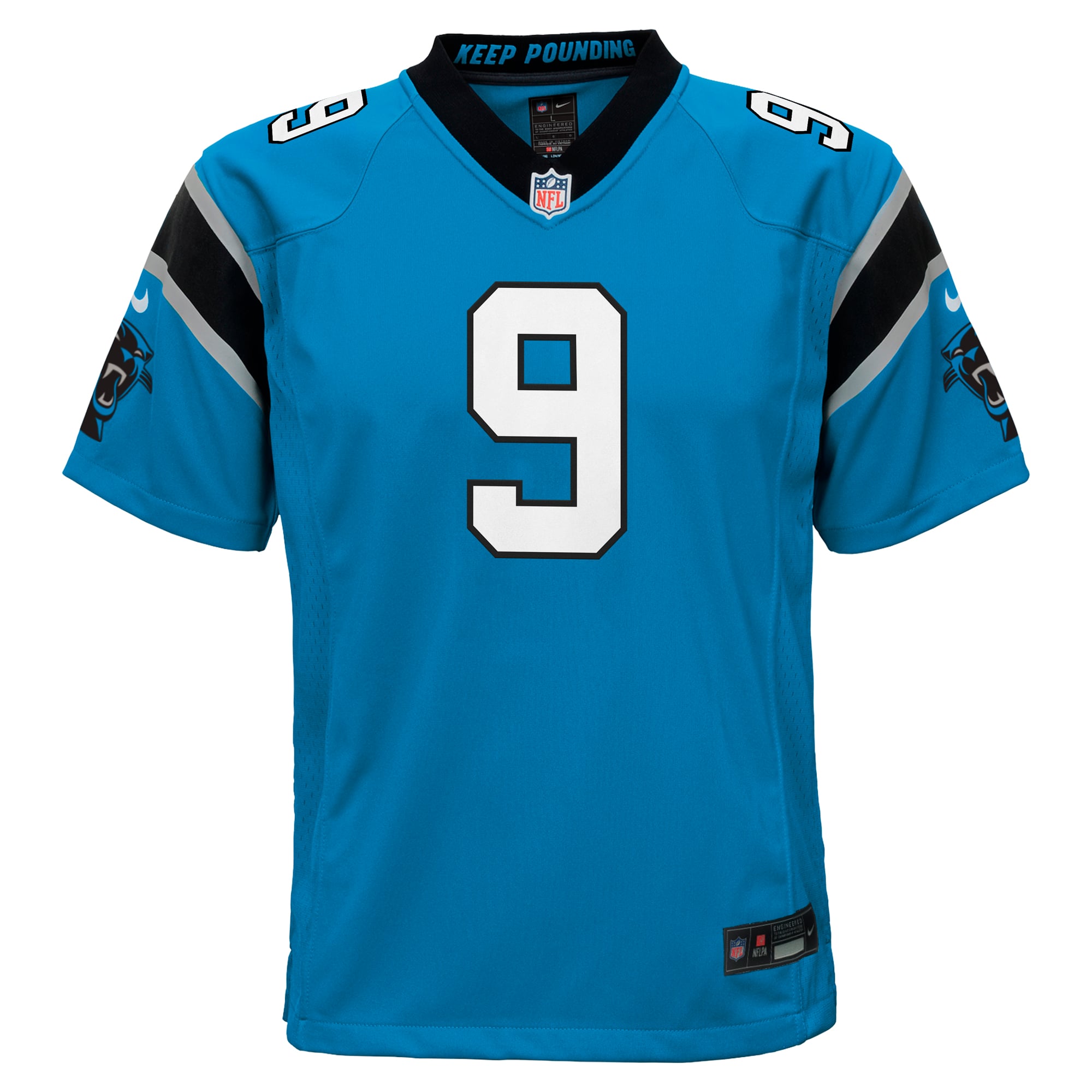 Bryce Young Carolina Panthers Youth Game Jersey - Blue - Image 3