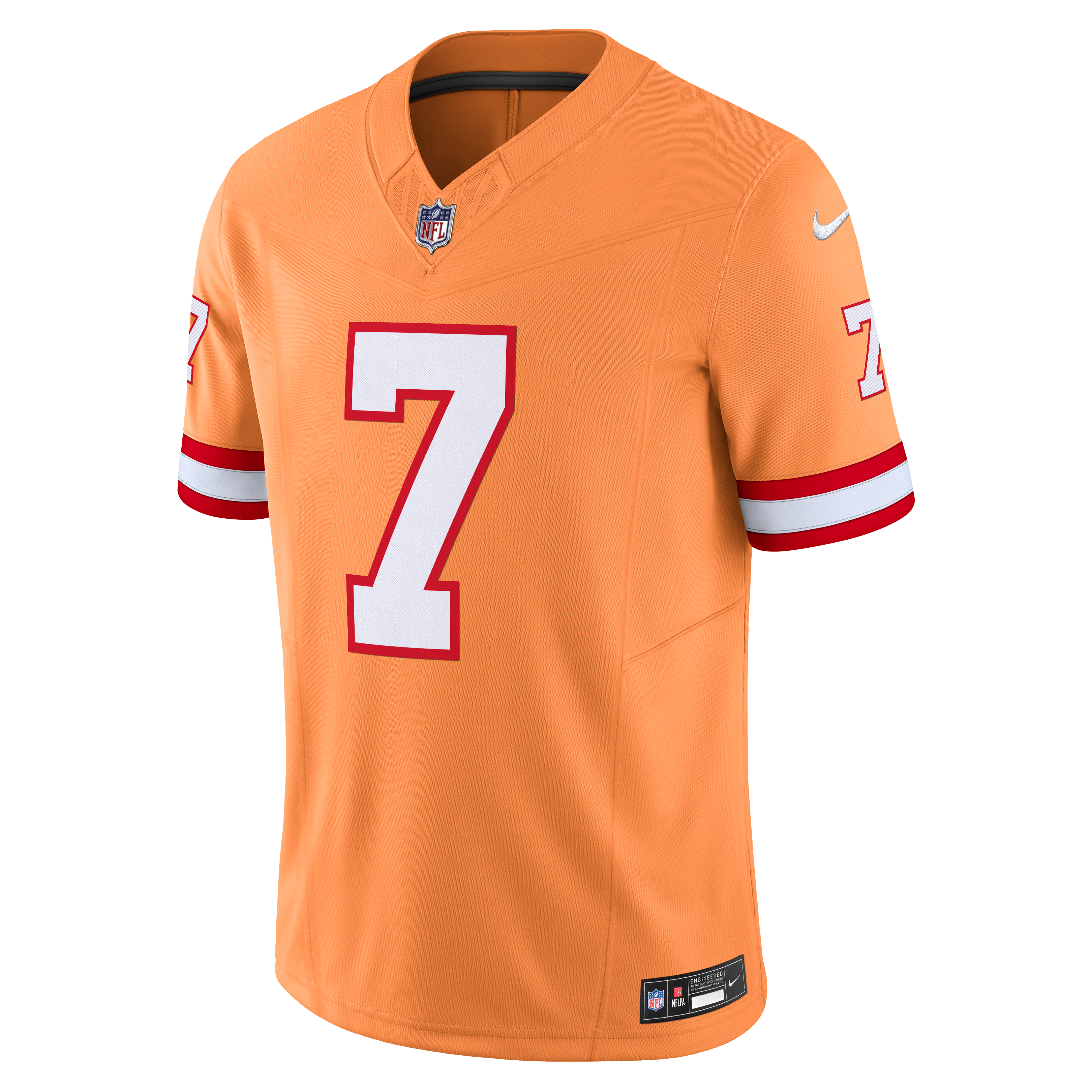 Bucky Irving '76 Tampa Bay Buccaneers Vapor F.U.S.E. Player Limited Jersey - Orange - Image 3