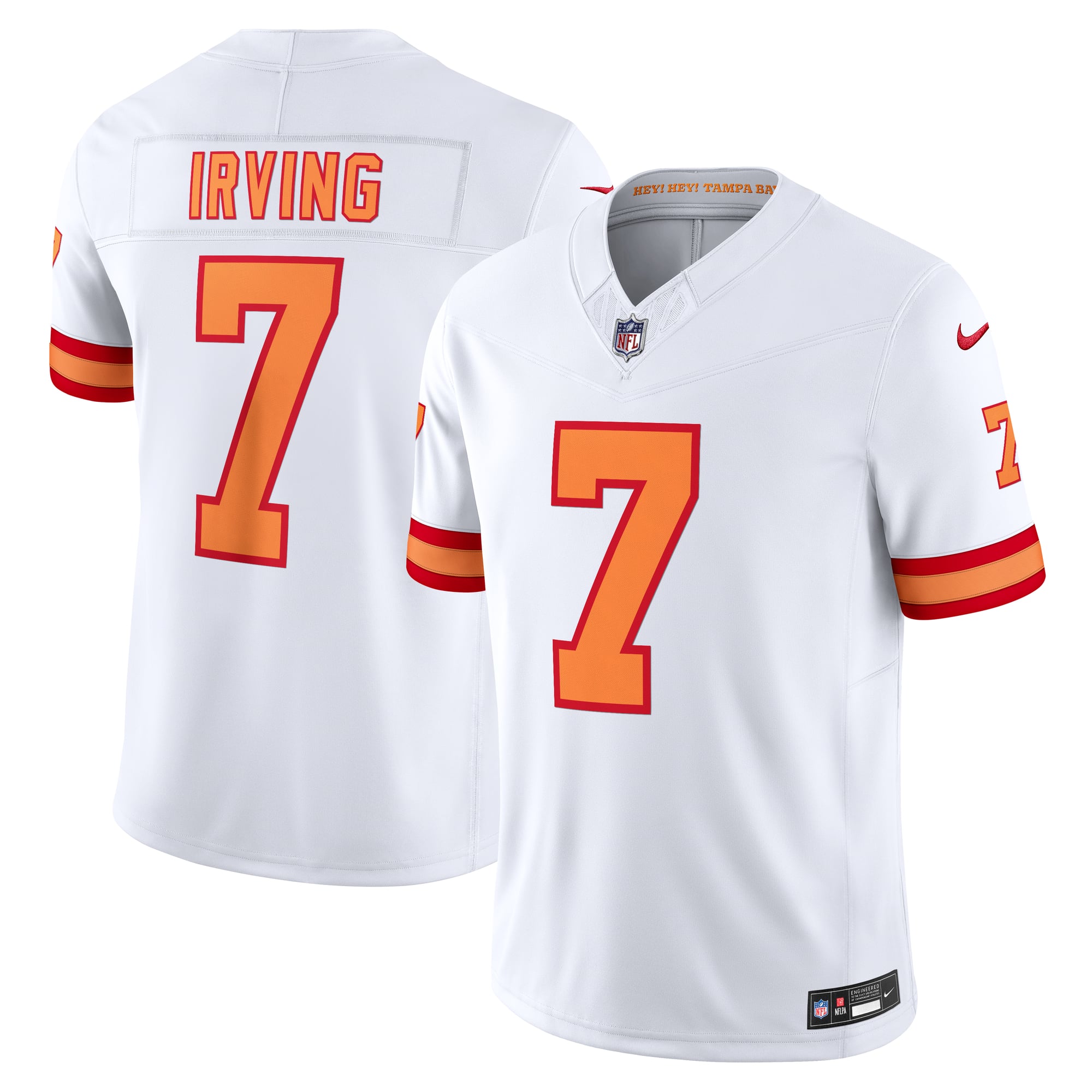 Bucky Irving '76 Tampa Bay Buccaneers Vapor F.U.S.E. Player Limited Jersey - White - Image 2