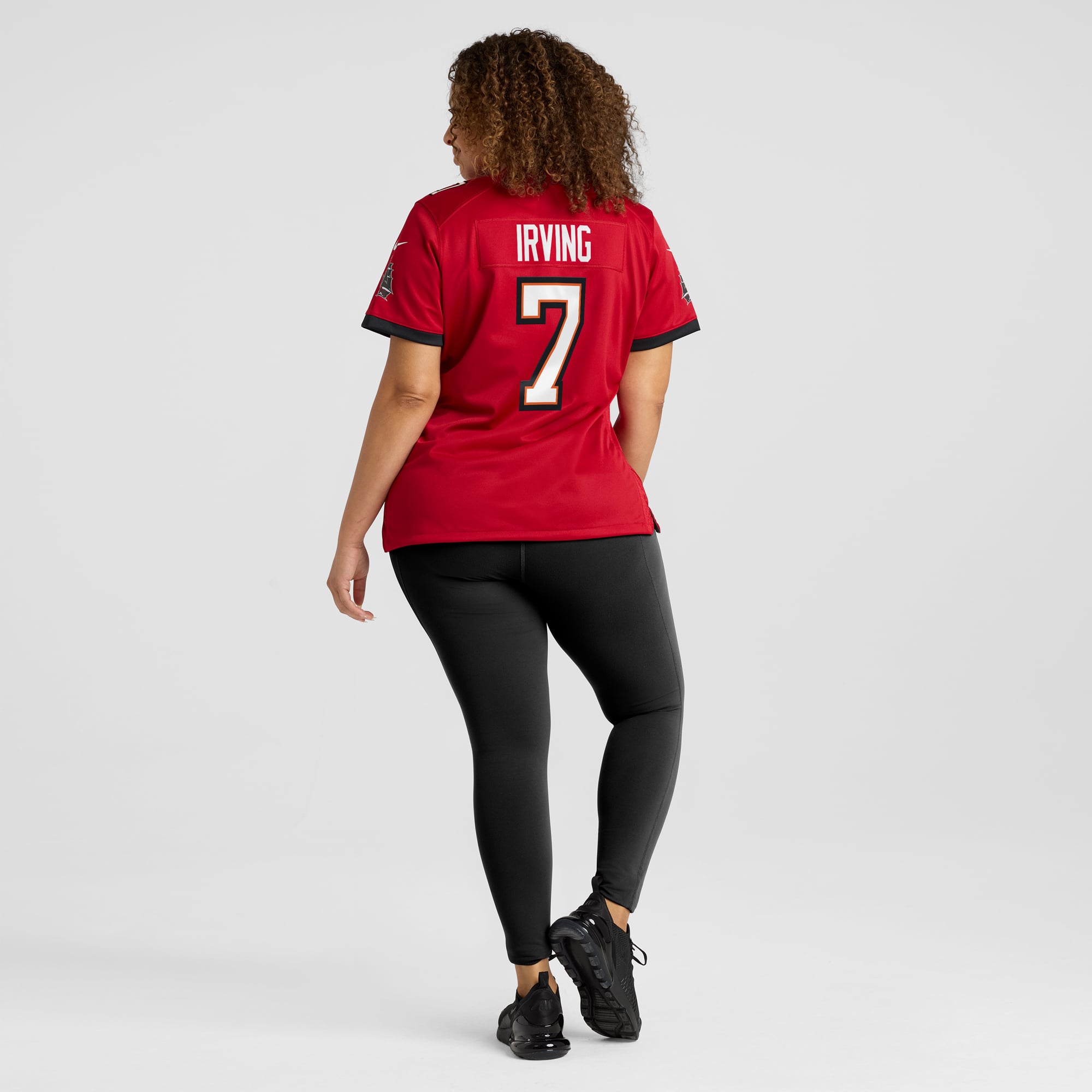 Bucky Irving Tampa Bay Buccaneers Women's Alternate Game Jersey - Pewter - Red - Image 8