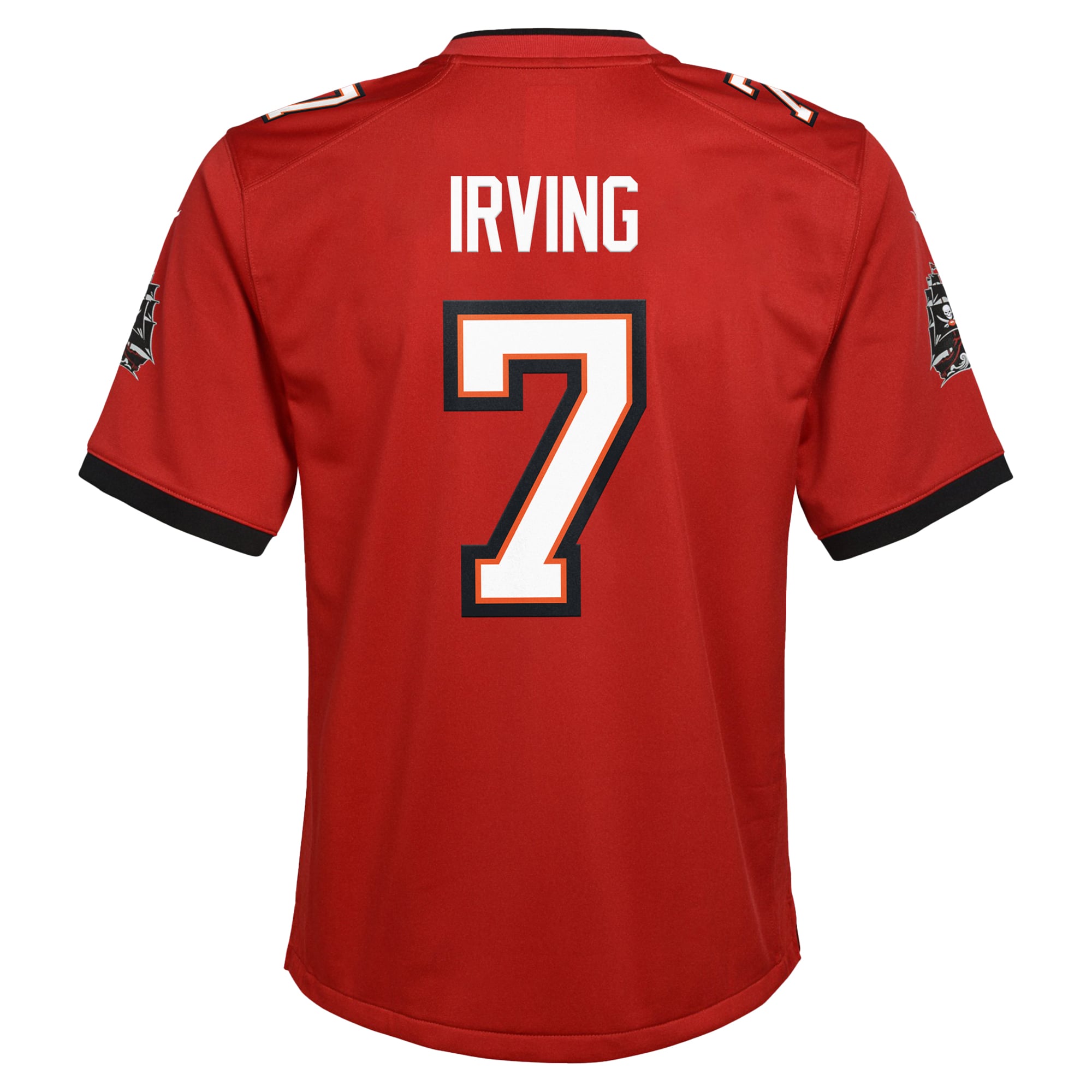 Bucky Irving Tampa Bay Buccaneers Youth Alternate Game Jersey - Orange - Red - Image 4