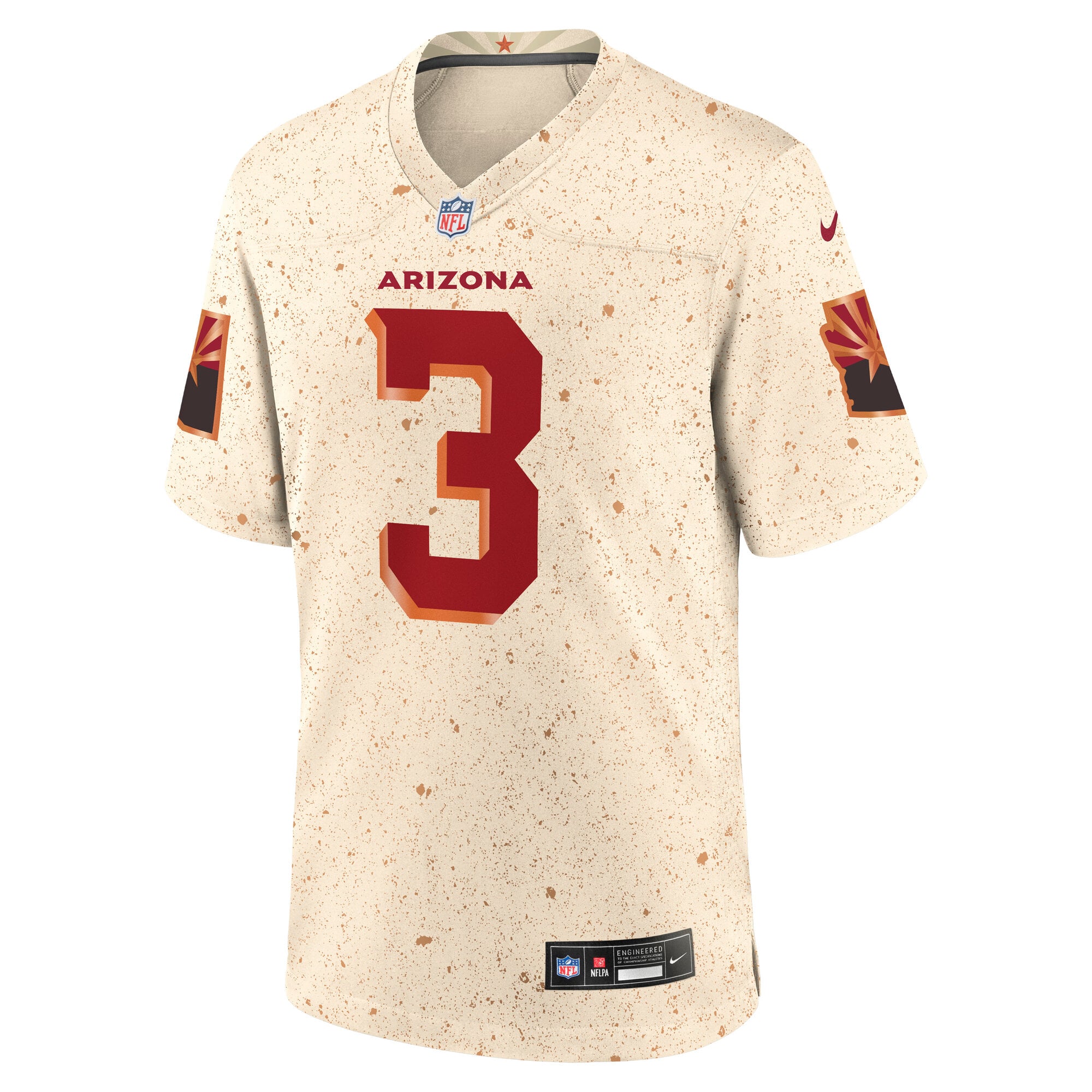 Budda Baker Arizona Cardinals 2025 Rivalries Collection Game Jersey - Natural - Image 3