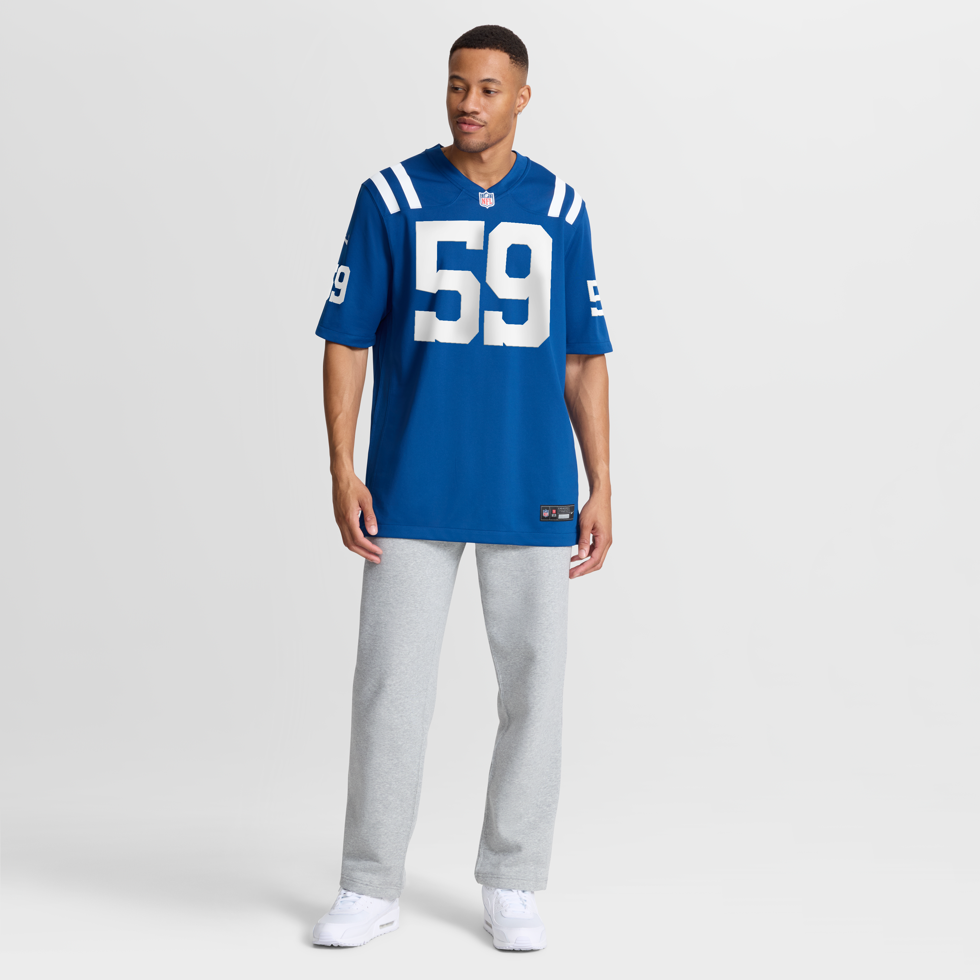 Buddy Johnson Indianapolis Colts Team Game Jersey - Royal - Image 5