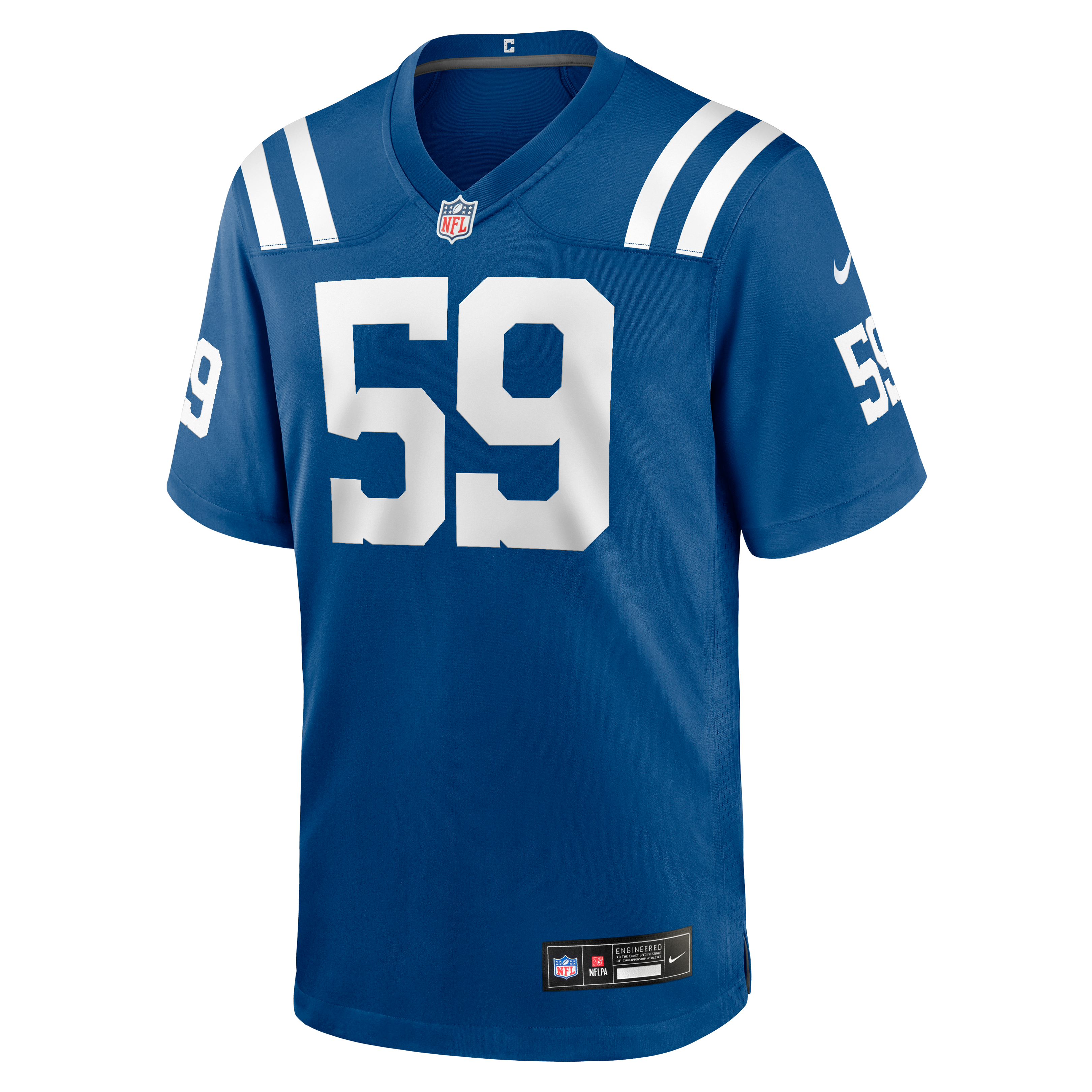 Buddy Johnson Indianapolis Colts Team Game Jersey - Royal - Image 3