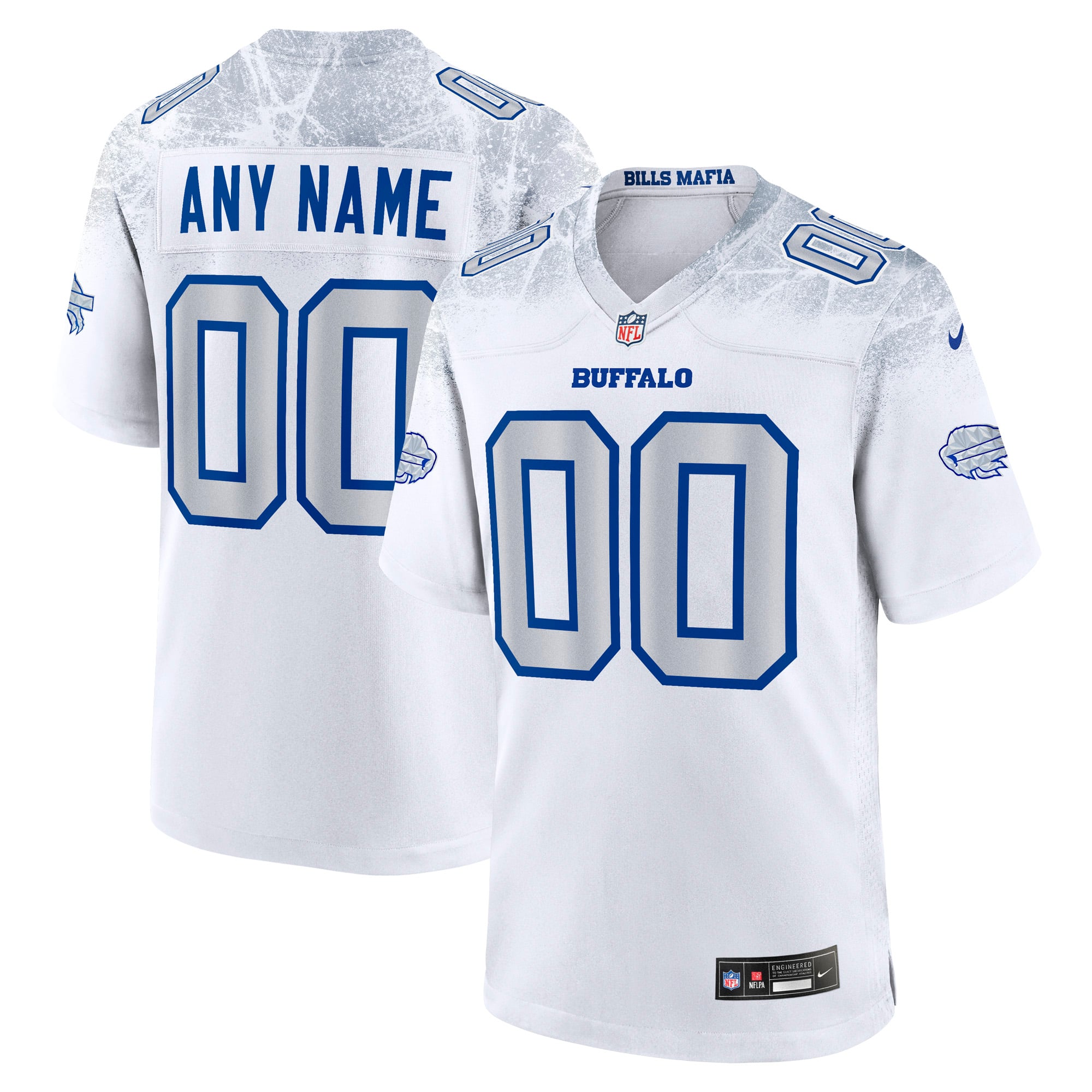 Buffalo Bills 2025 Rivalries Collection Custom Game Jersey - White - Image 2