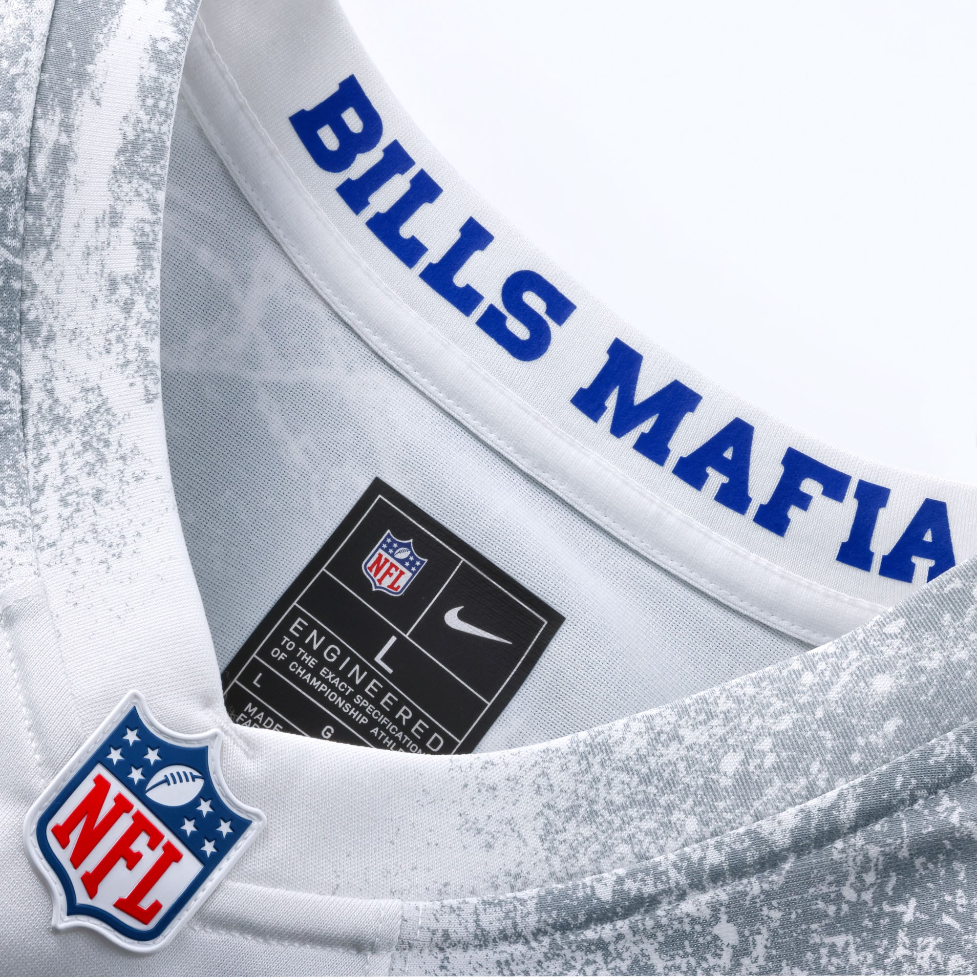 Buffalo Bills 2025 Rivalries Collection Custom Game Jersey - White - Image 5
