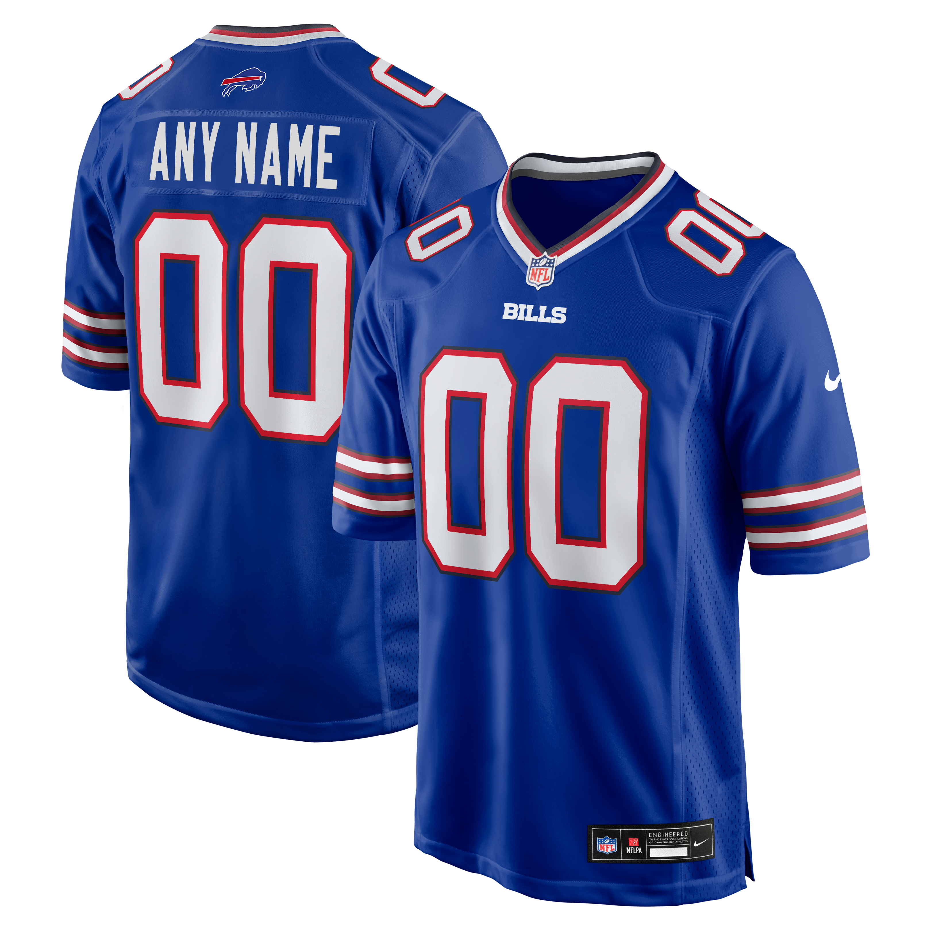 Buffalo Bills Alternate Custom Game Jersey - Royal