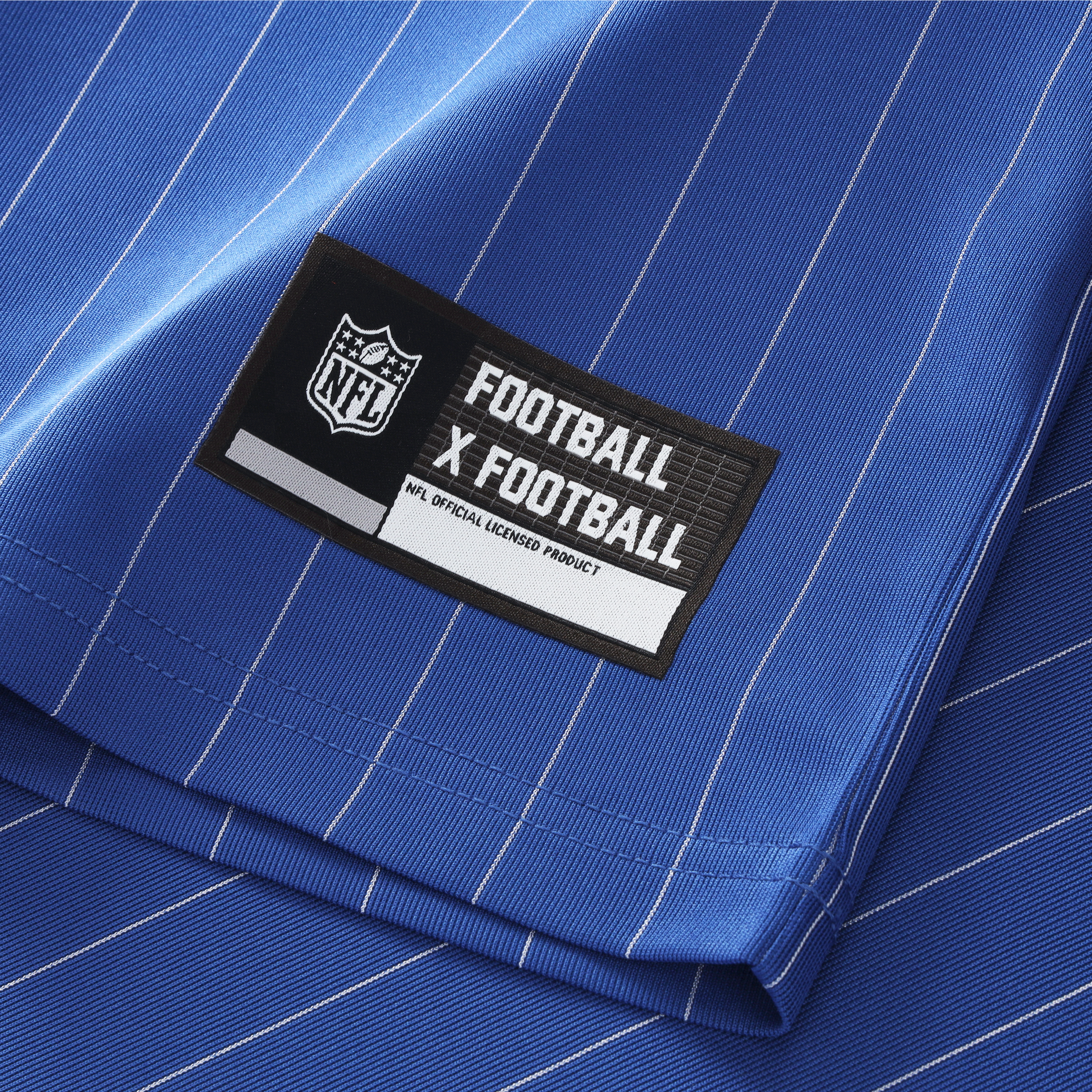 Buffalo Bills Youth Football x Football Collared Fan Top - Royal - Image 9