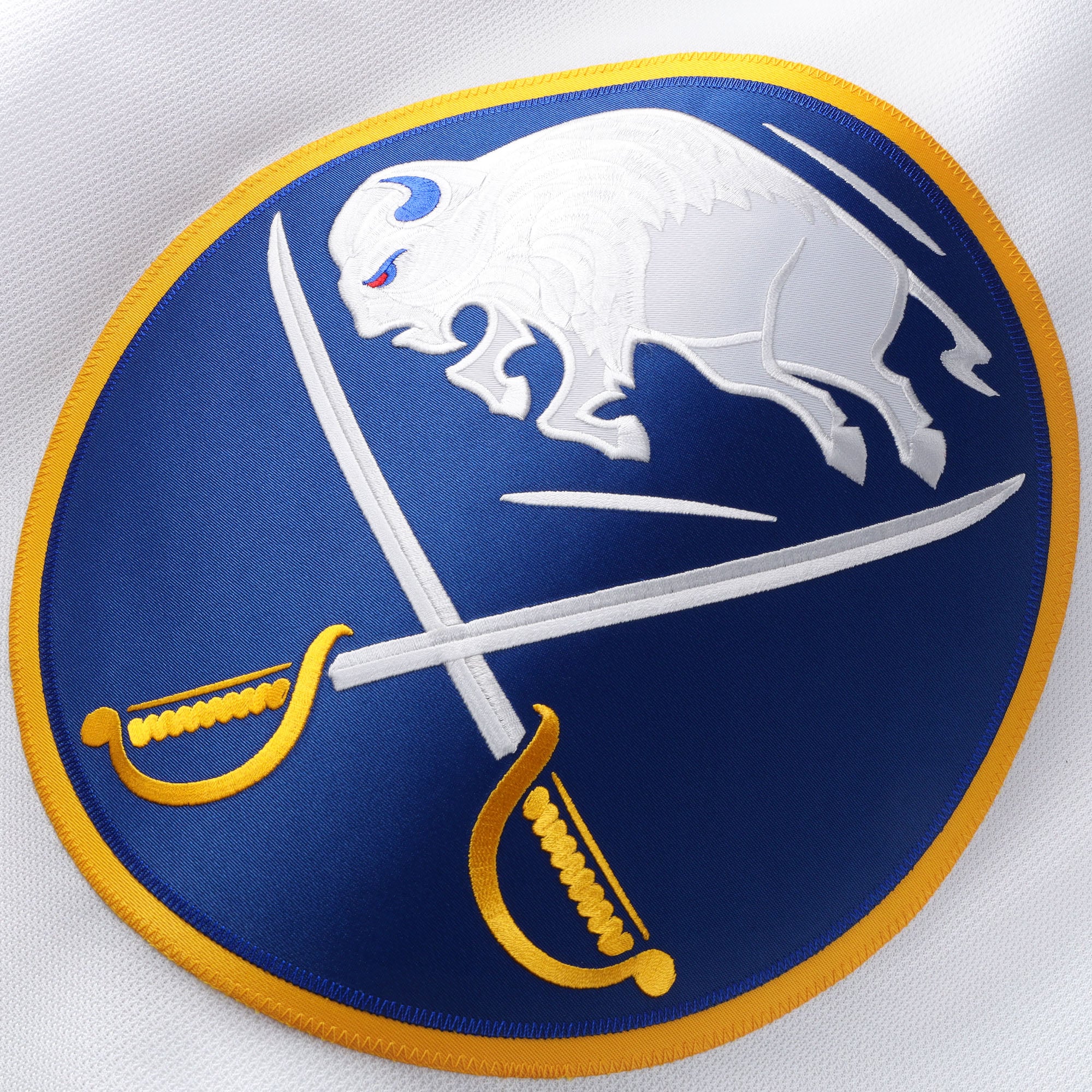 Buffalo Sabres Away Pro Jersey - White - Image 6