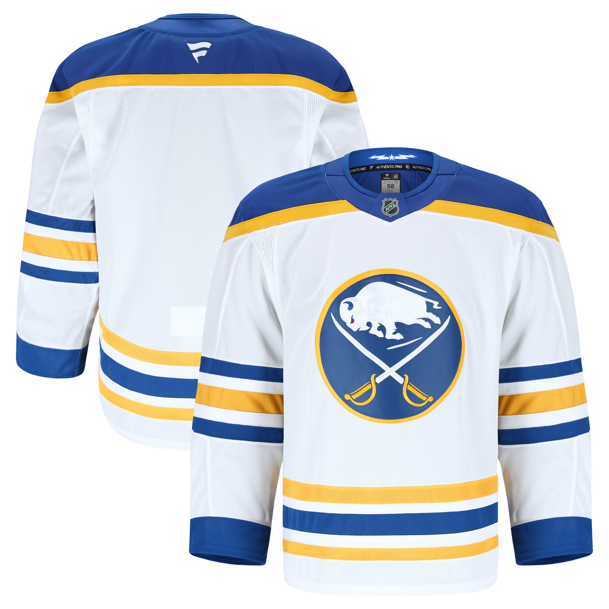 Buffalo Sabres Away Pro Jersey - White