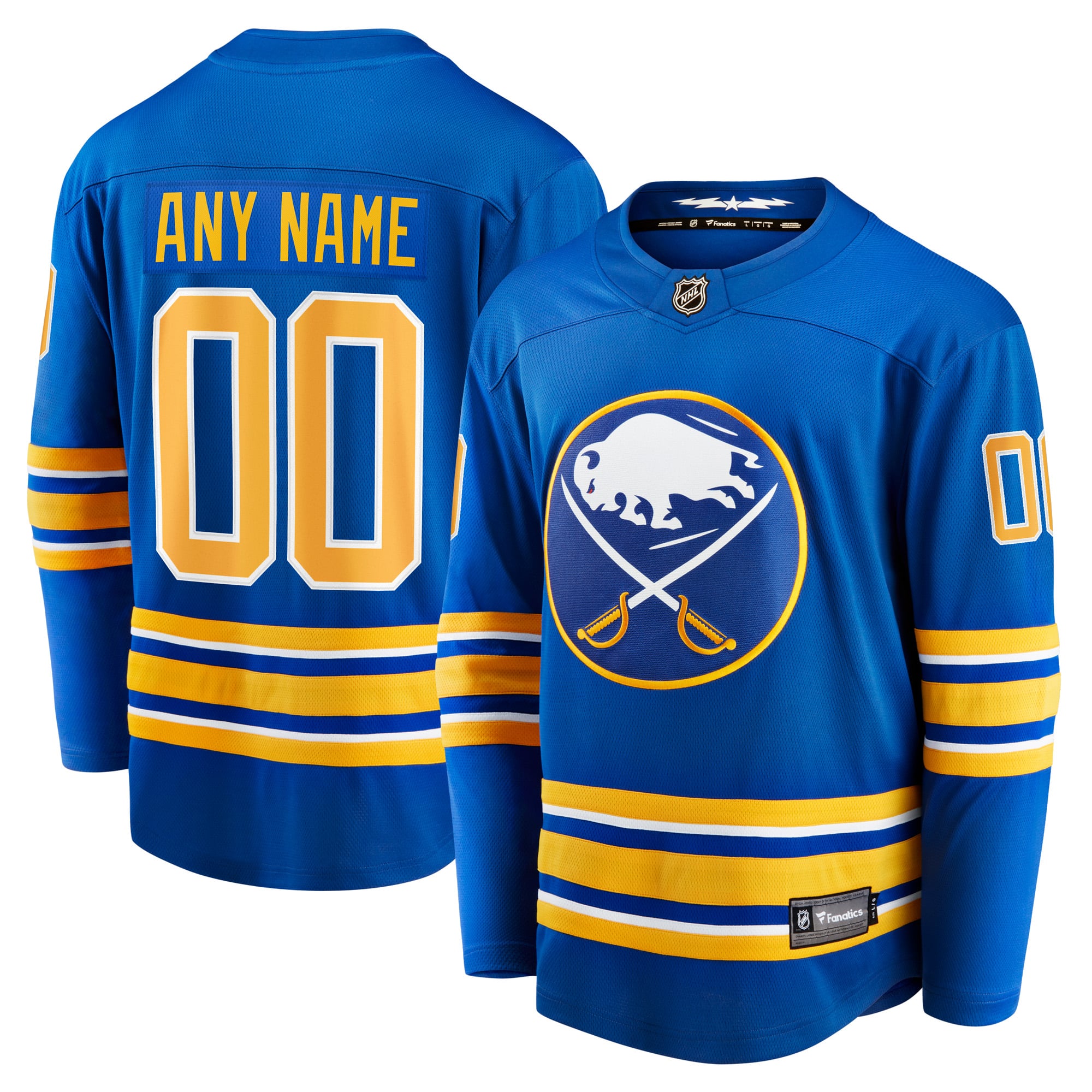Buffalo Sabres Home Breakaway Custom Jersey - Royal - Image 2