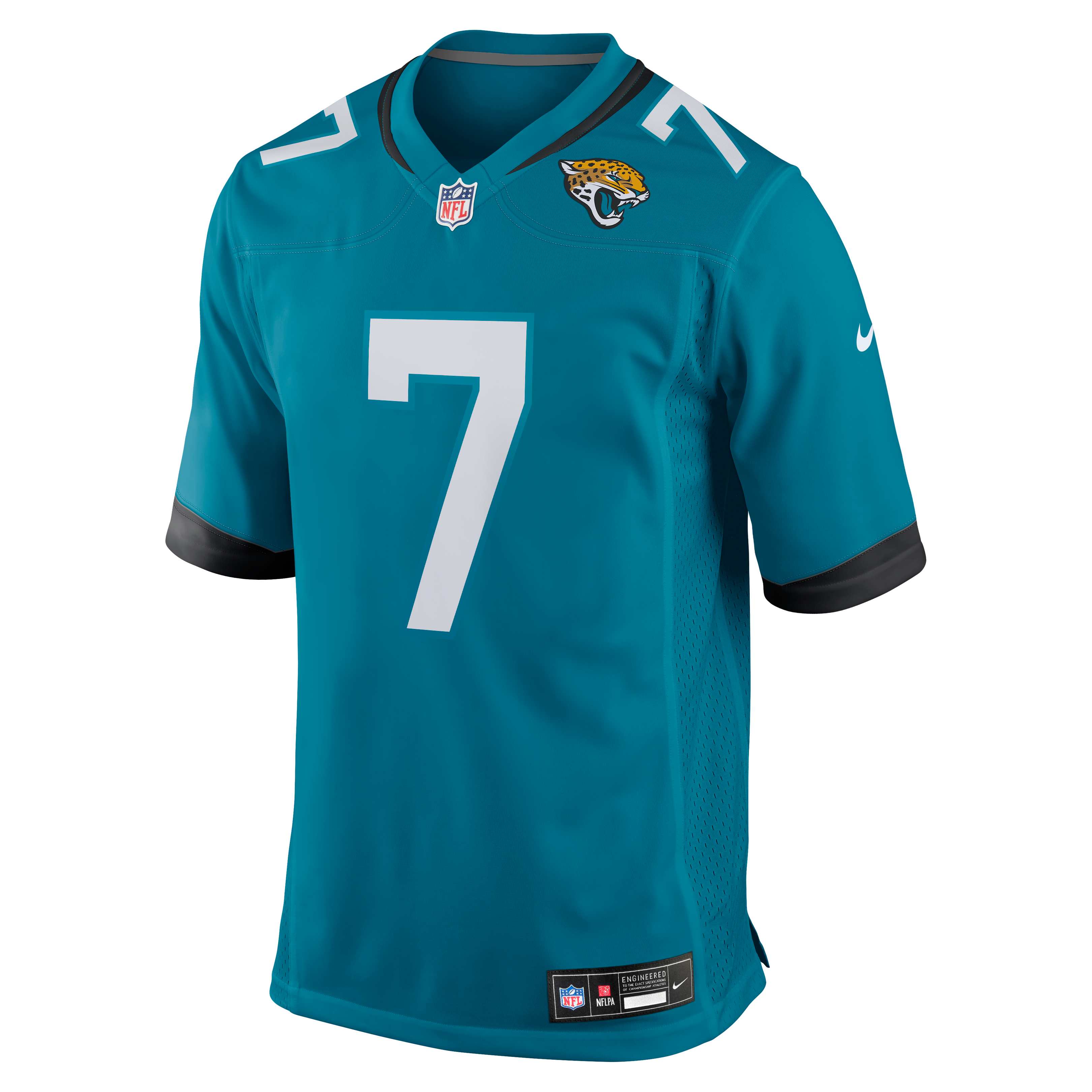Byron Leftwich Jacksonville Jaguars Retired Player Alternate Game Jersey - Teal - Image 3