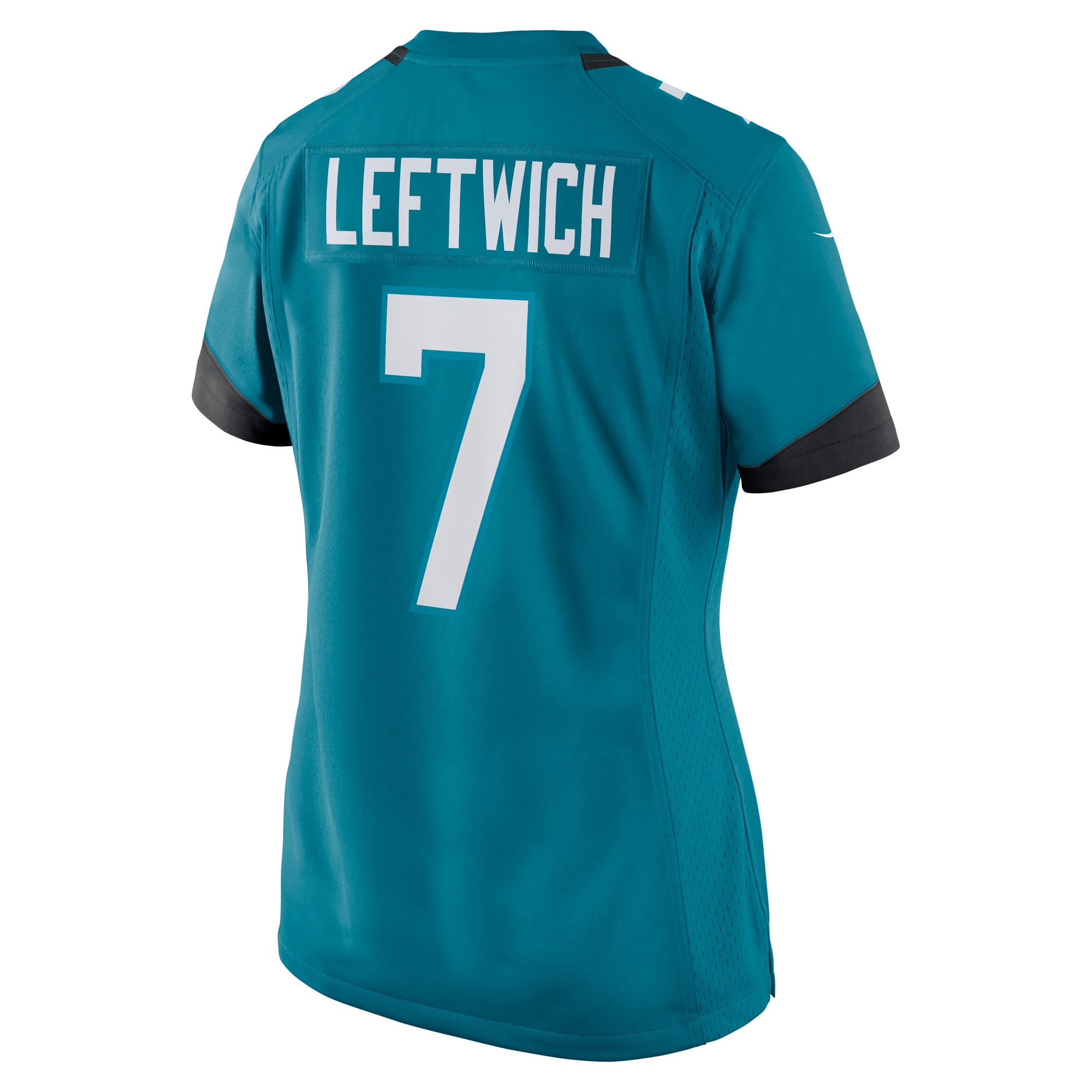 Byron Leftwich Jacksonville Jaguars Women's Retired Player Game Jersey - Teal - Image 4