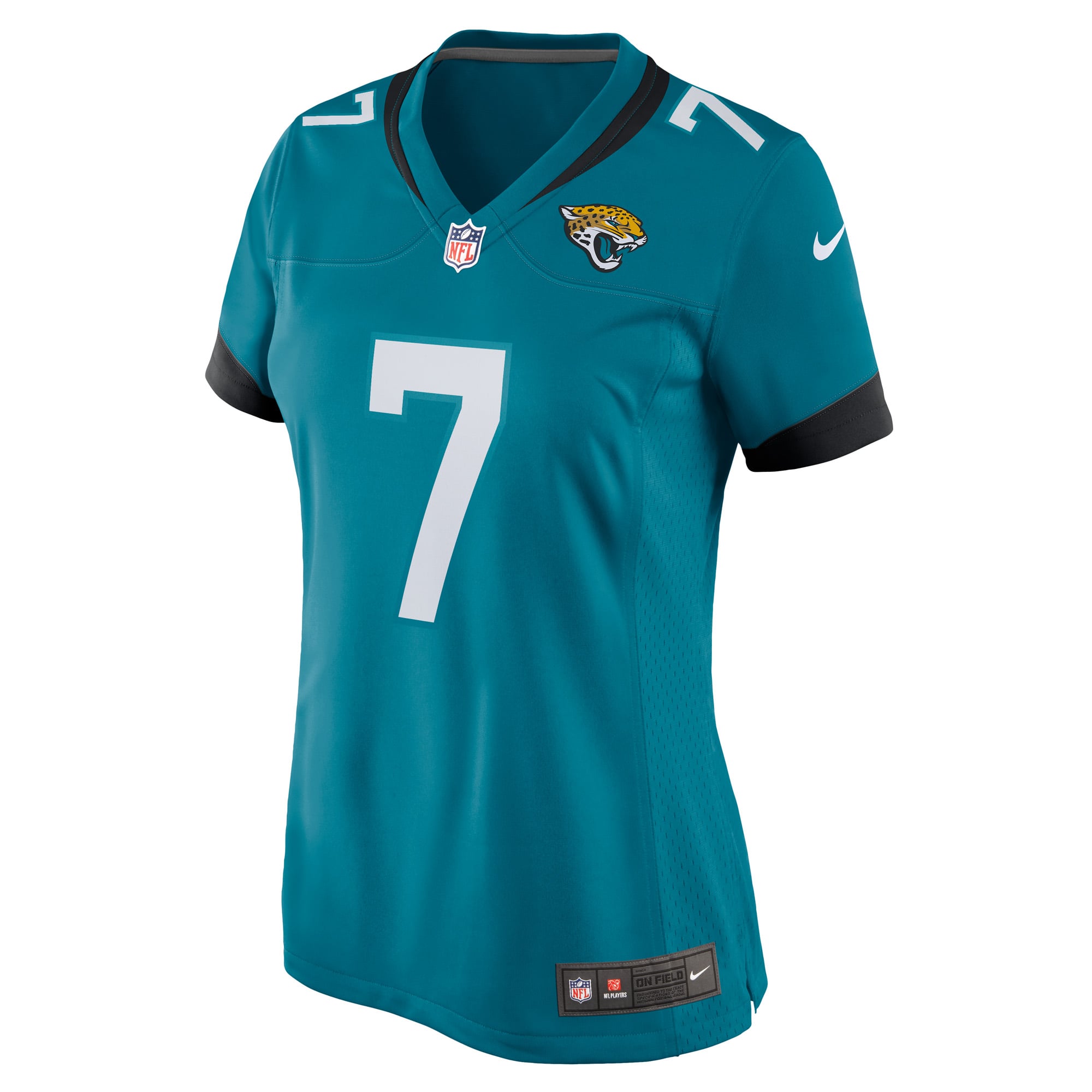 Byron Leftwich Jacksonville Jaguars Women's Retired Player Game Jersey - Teal - Image 3