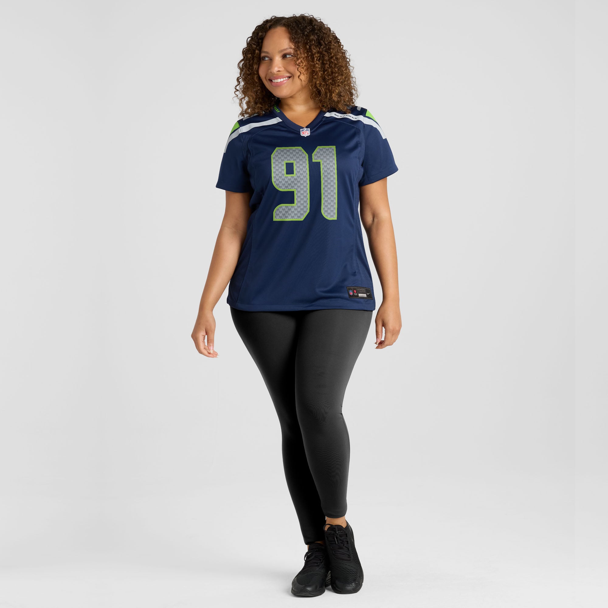Byron Murphy II Seattle Seahawks Women's Team Game Jersey - College Navy - Image 7