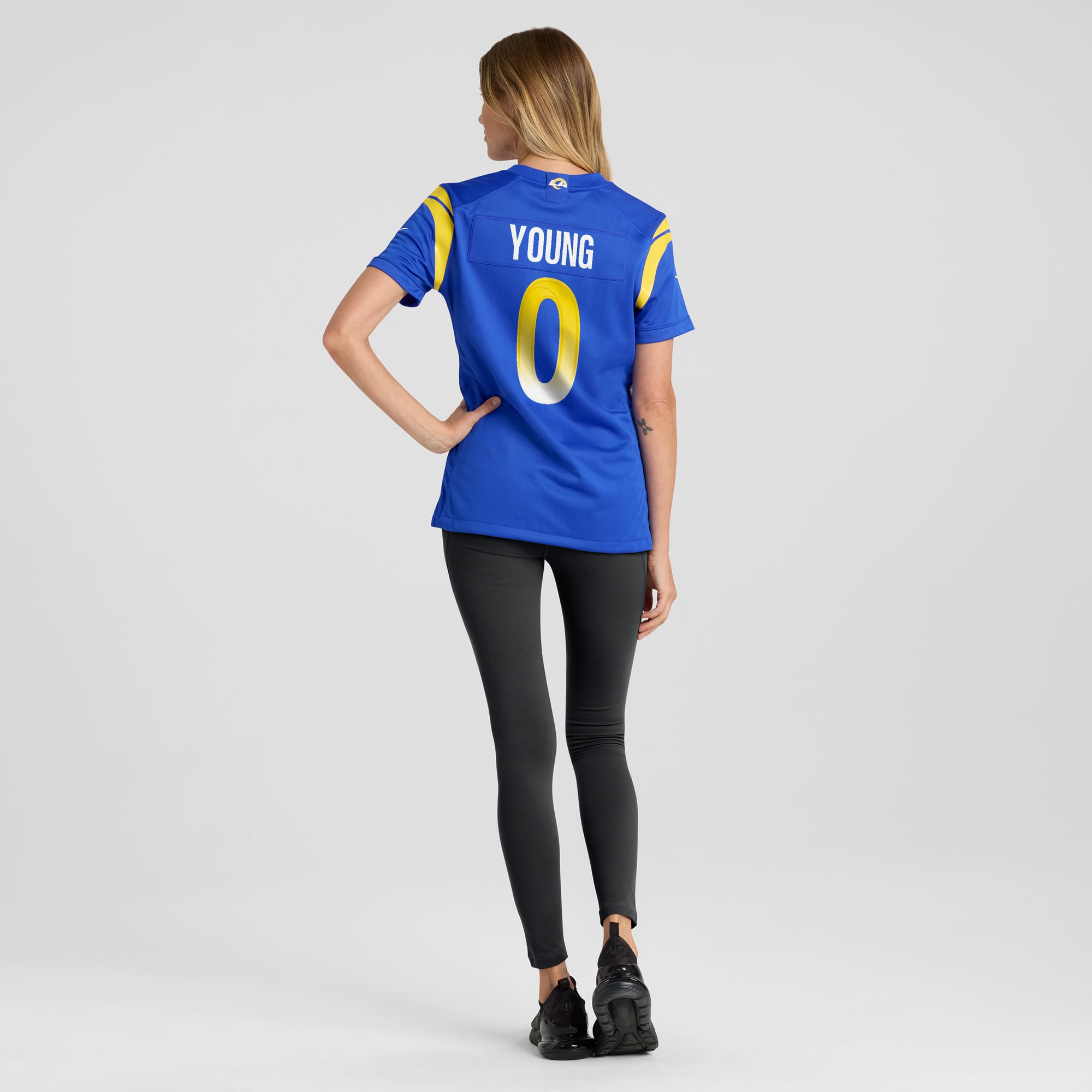 Byron Young Los Angeles Rams Women's Home Game Jersey - Royal - Image 6