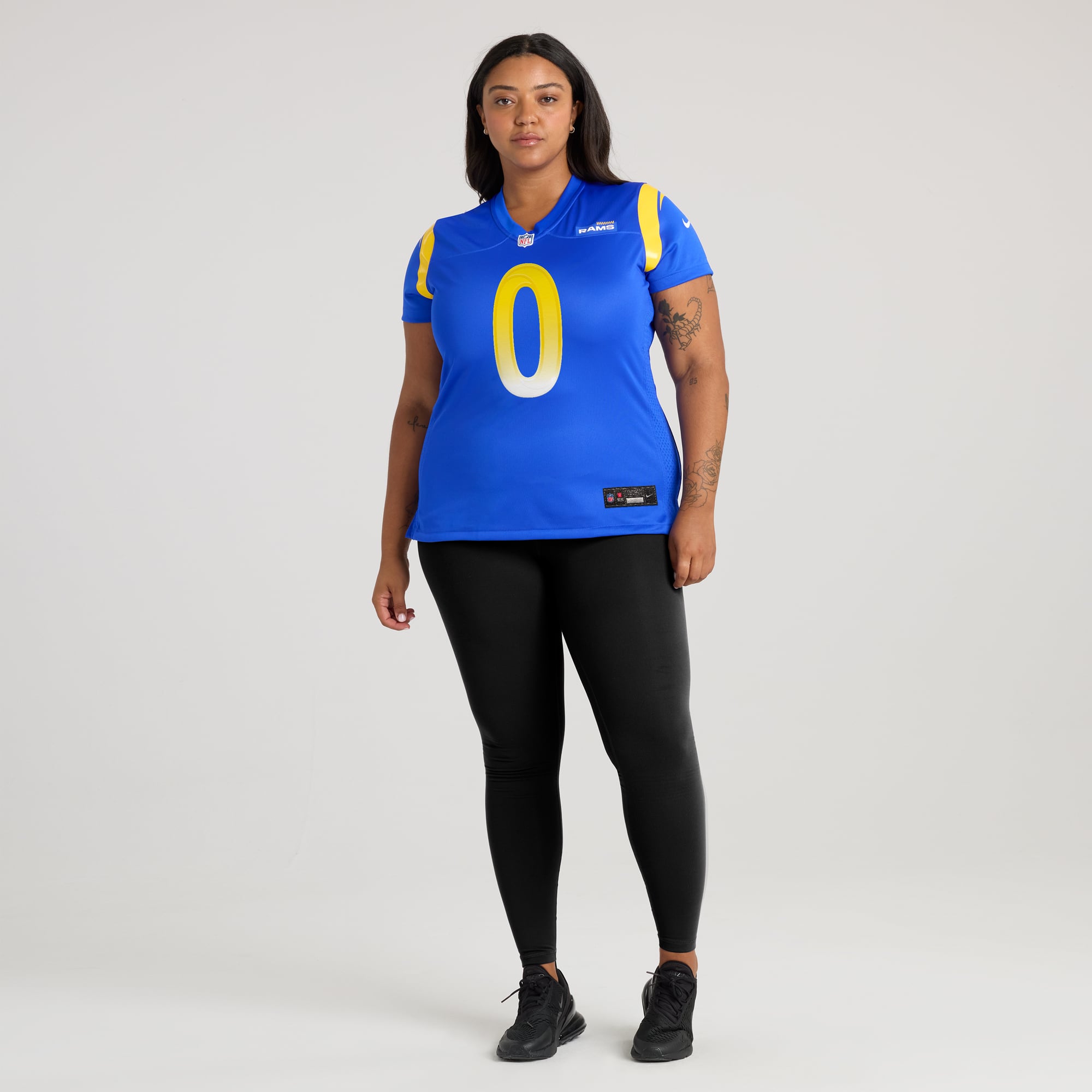 Byron Young Los Angeles Rams Women's Home Game Jersey - Royal - Image 7