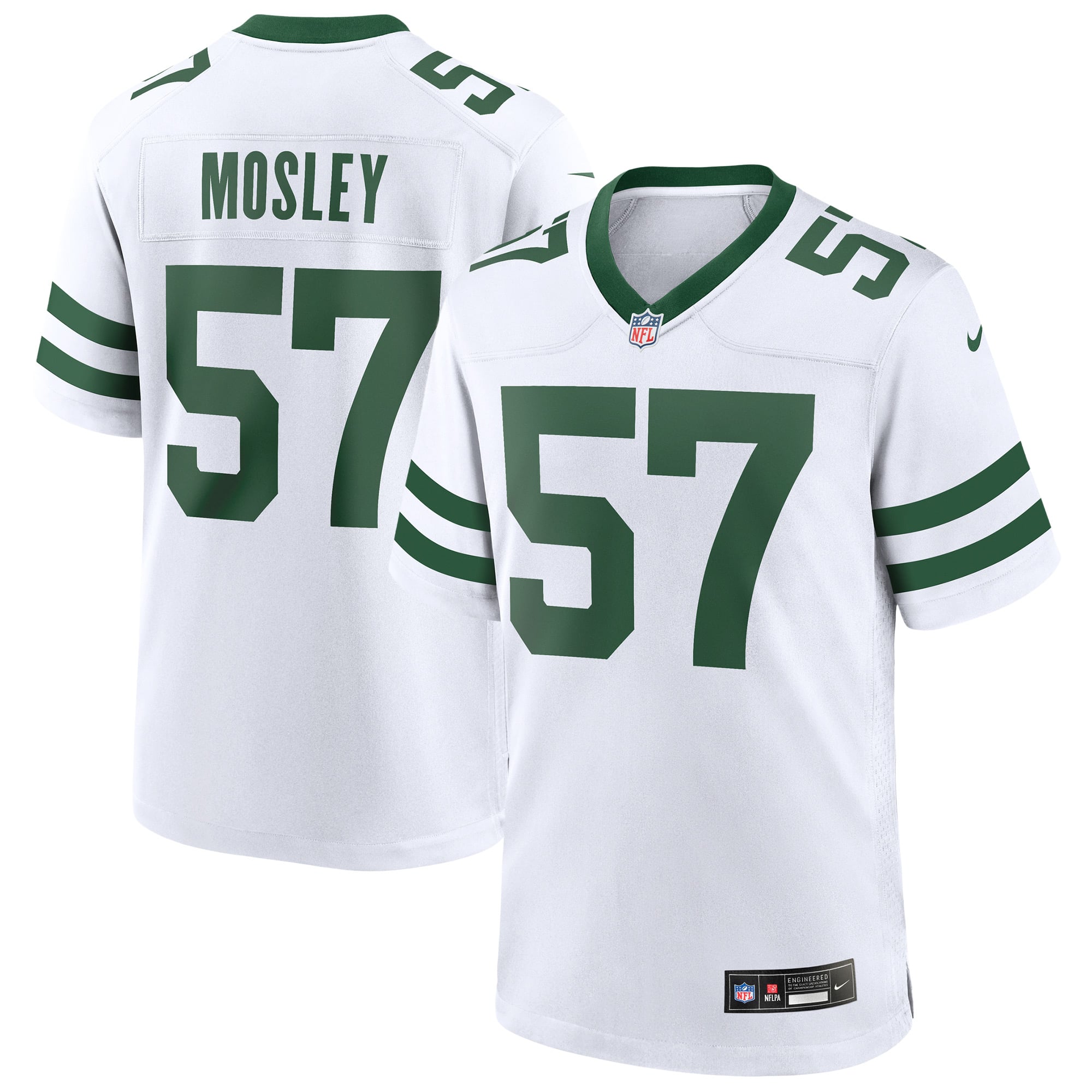 C.J. Mosley New York Jets Alternate Game Jersey - Legacy Black - White