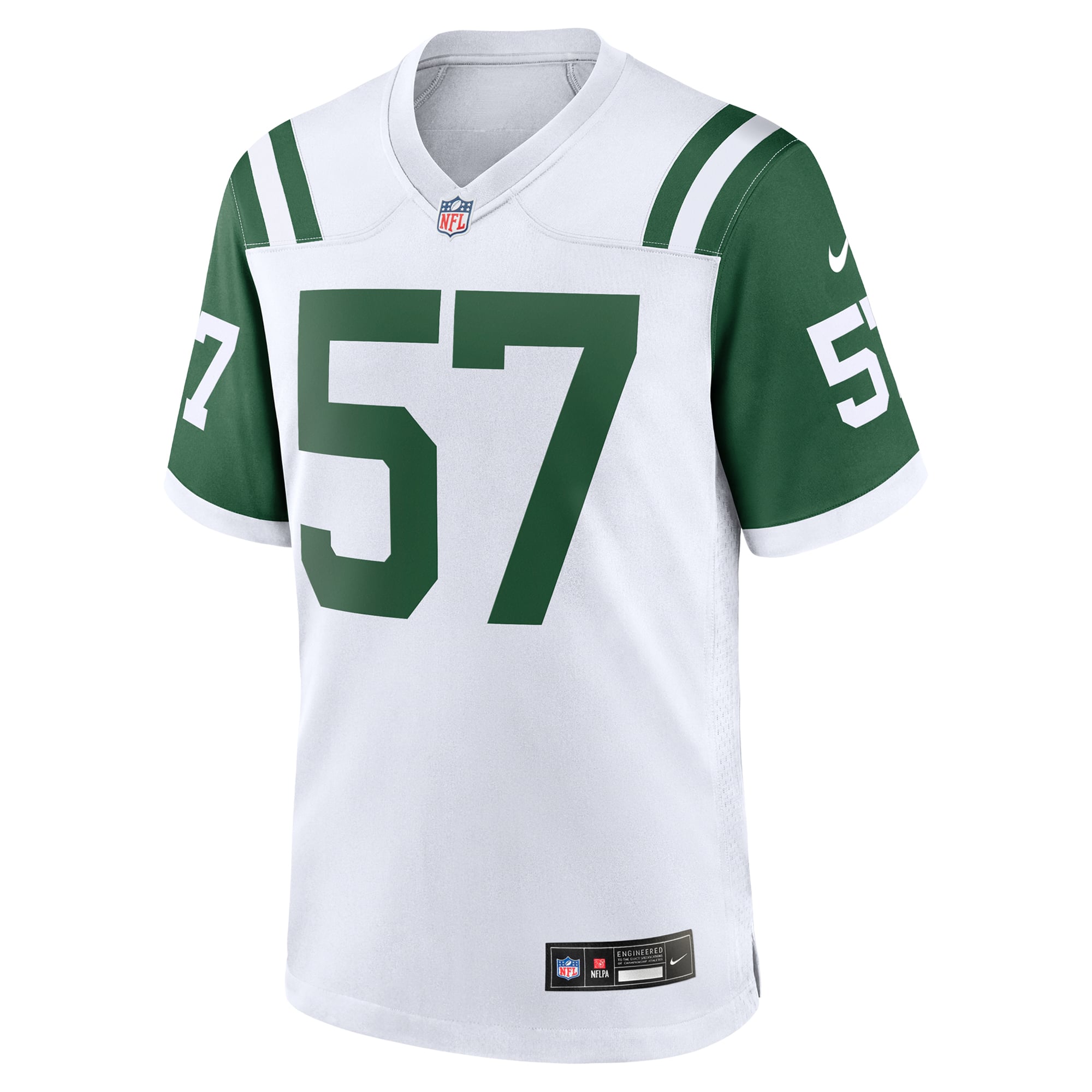 C.J. Mosley New York Jets Classic Alternate Game Jersey - White - Image 3
