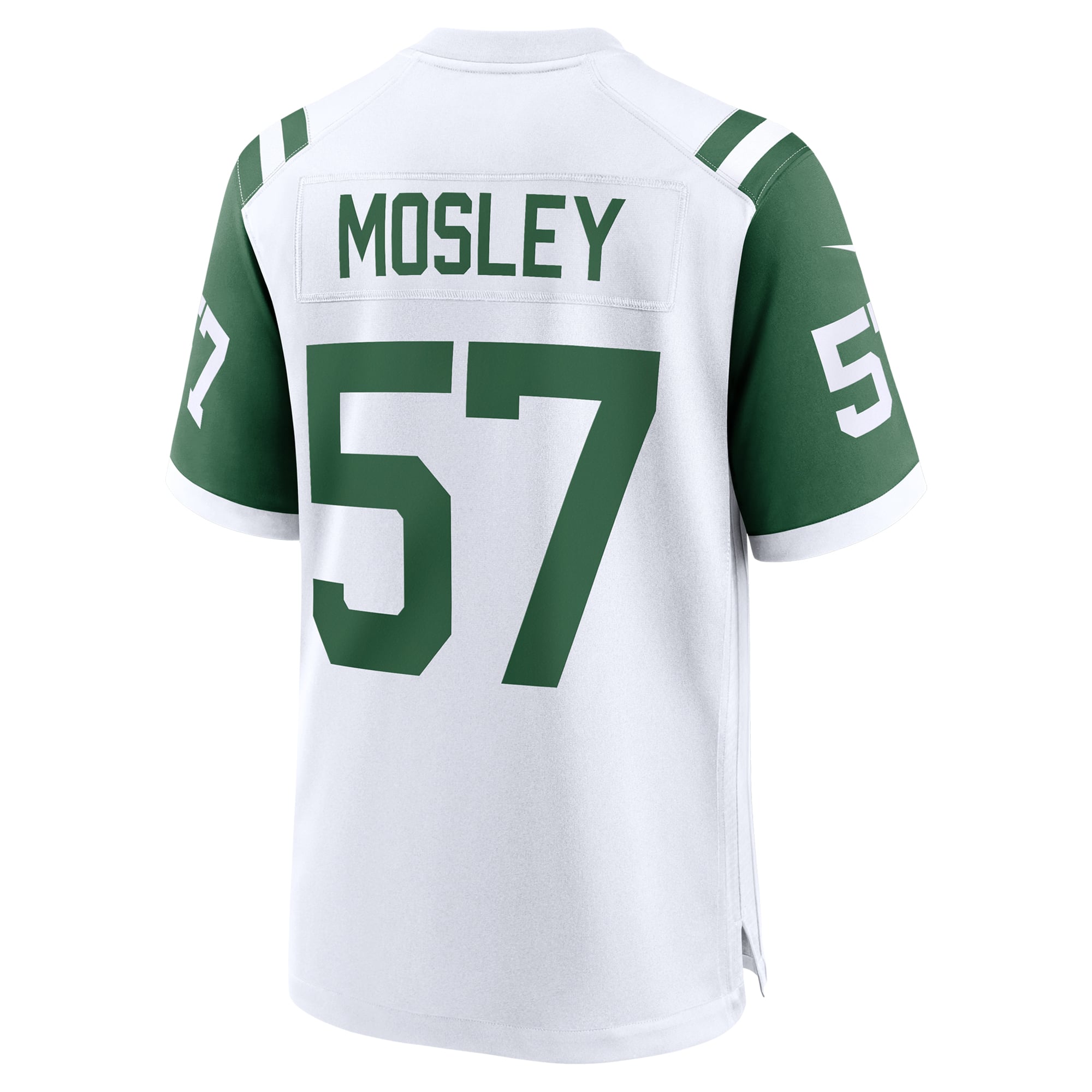 C.J. Mosley New York Jets Classic Alternate Game Jersey - White - Image 4