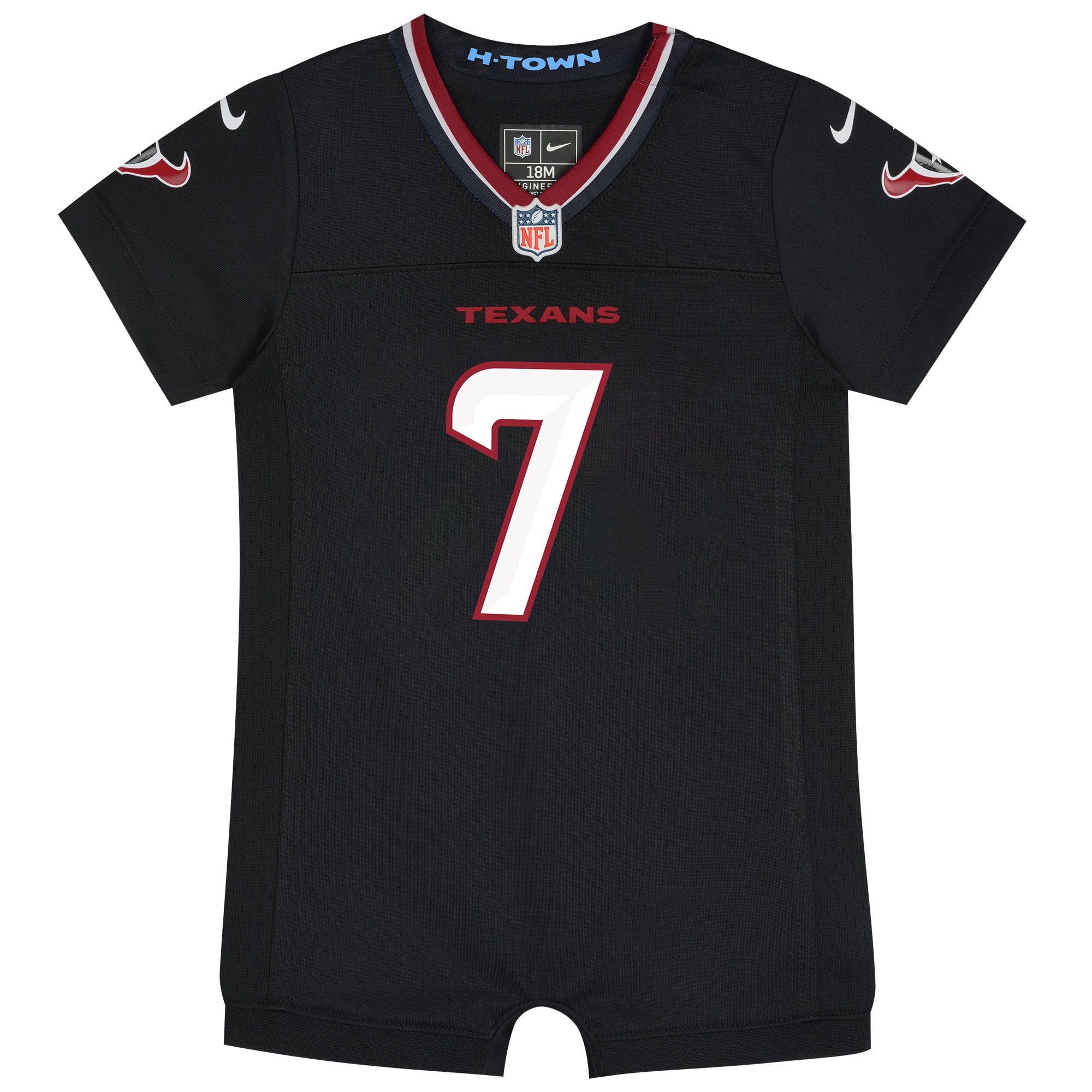 C.J. Stroud Houston Texans Newborn & Infant Game Romper Jersey - Navy - Image 3