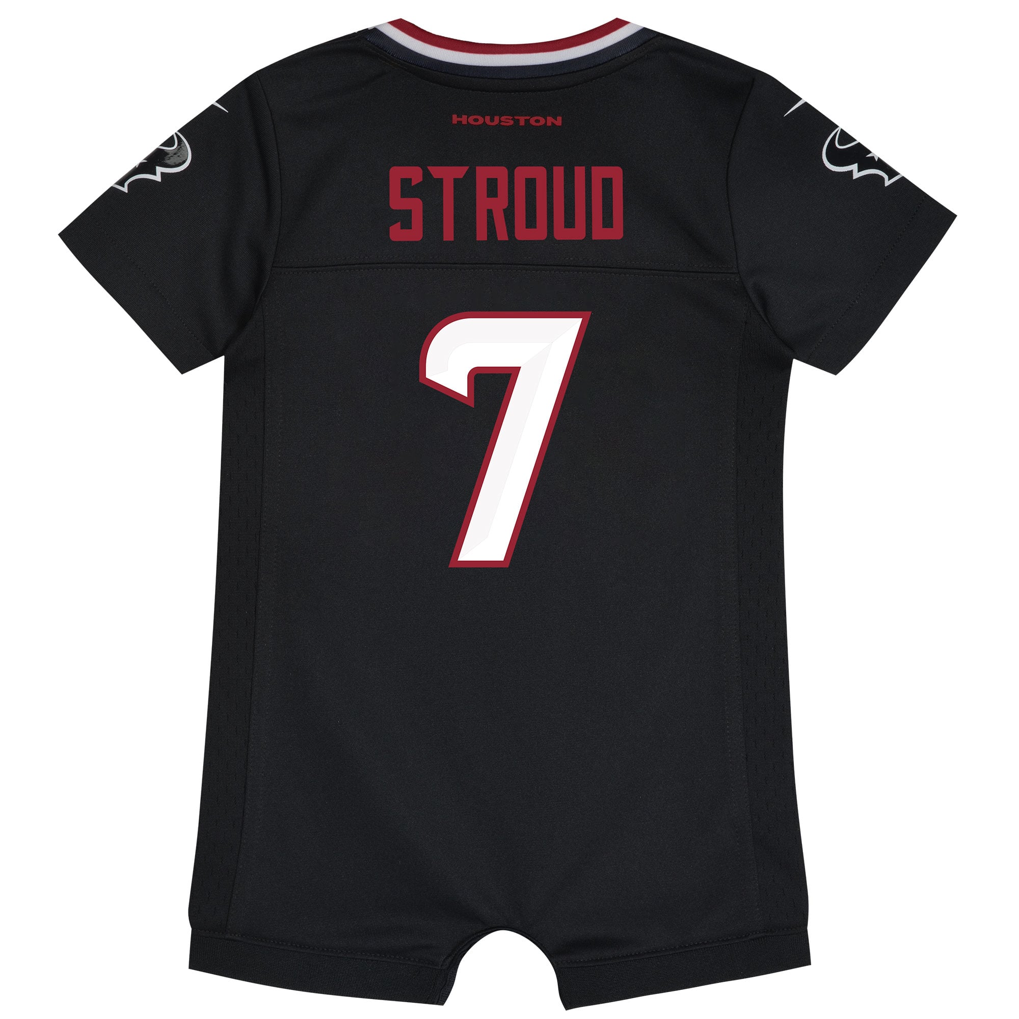 C.J. Stroud Houston Texans Newborn & Infant Game Romper Jersey - Navy - Image 4