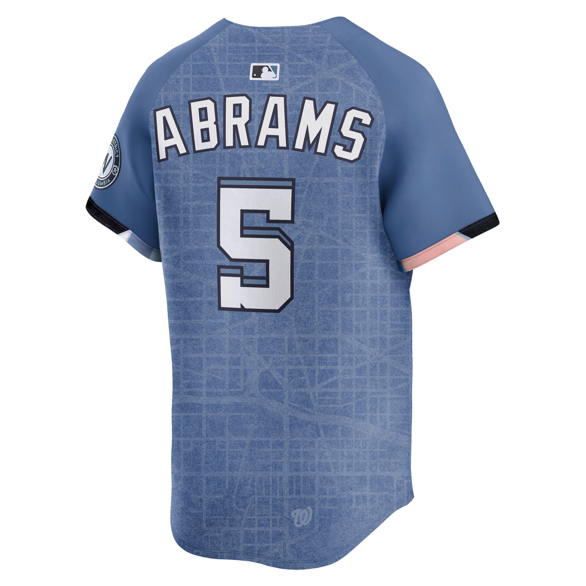 CJ Abrams Washington Nationals 2025 City Connect Limited Jersey - Blue - Image 4