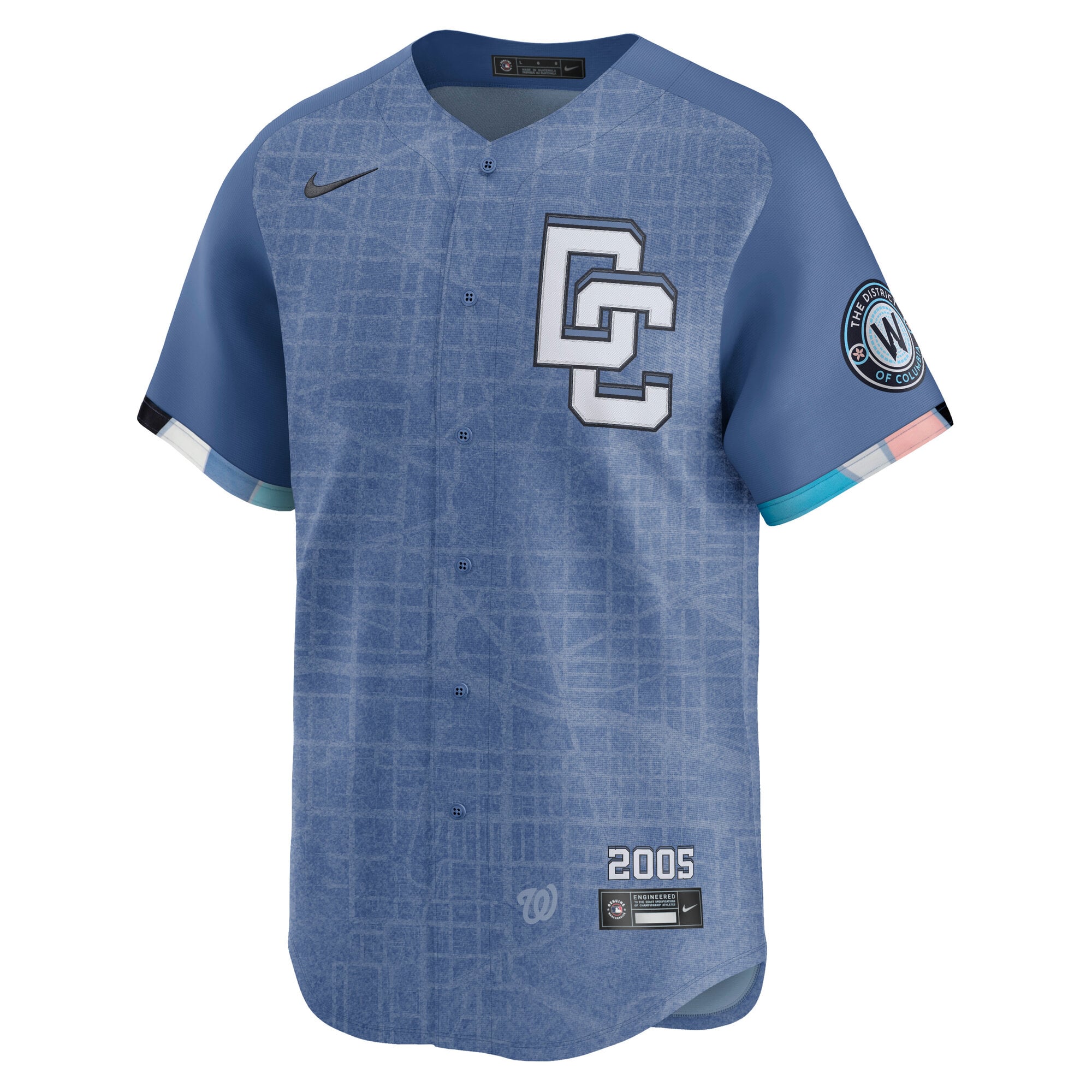 CJ Abrams Washington Nationals 2025 City Connect Limited Jersey - Blue - Image 3